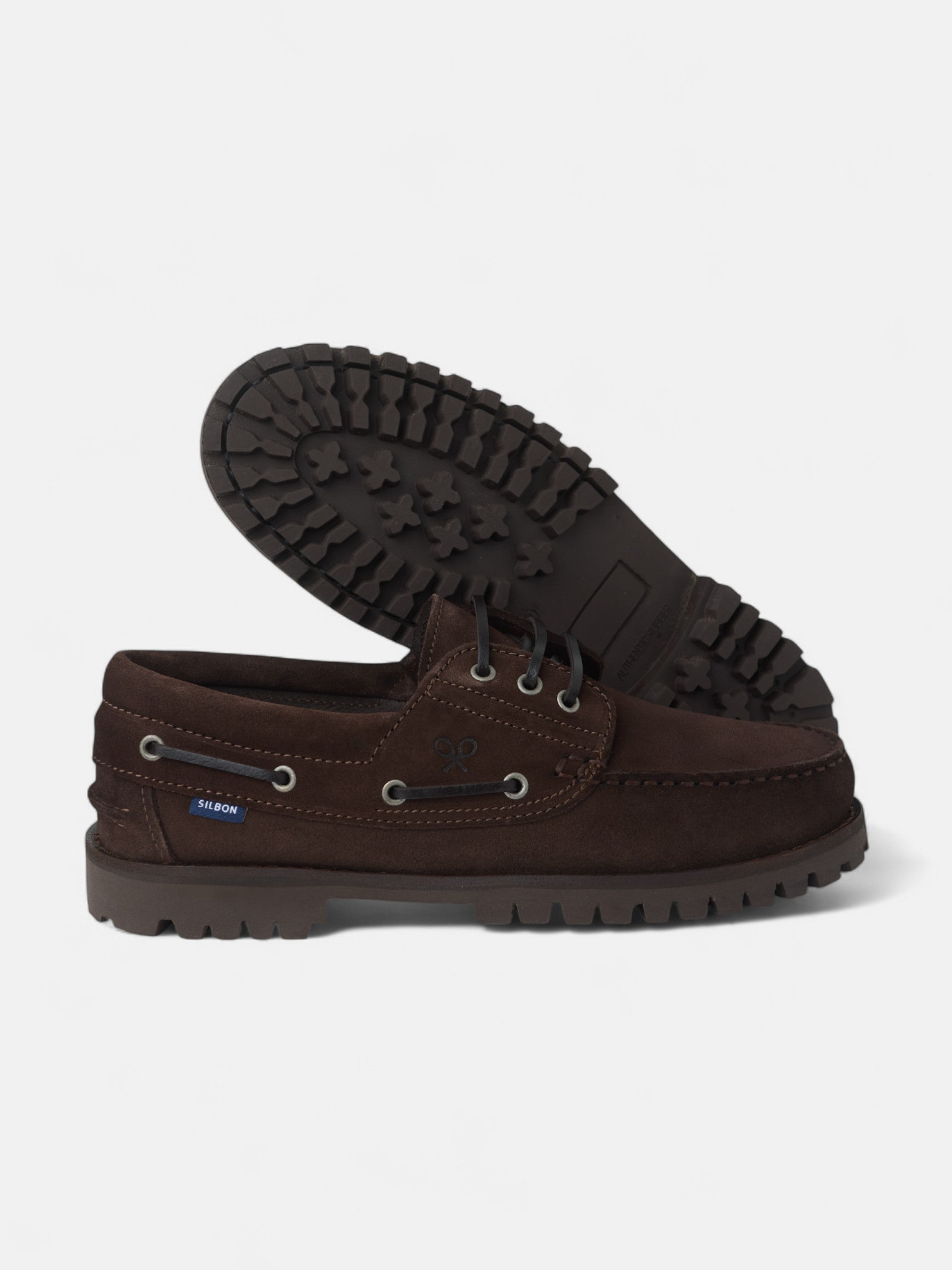 Zapato nautico serraje marron