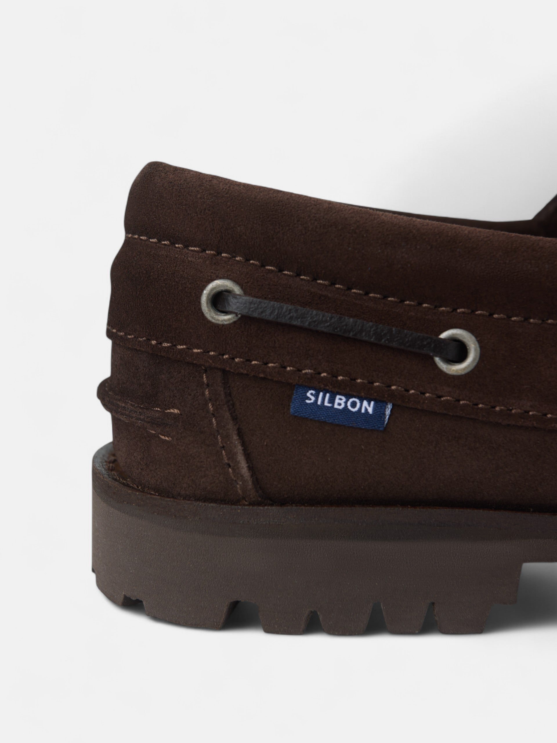 Zapato nautico serraje marron