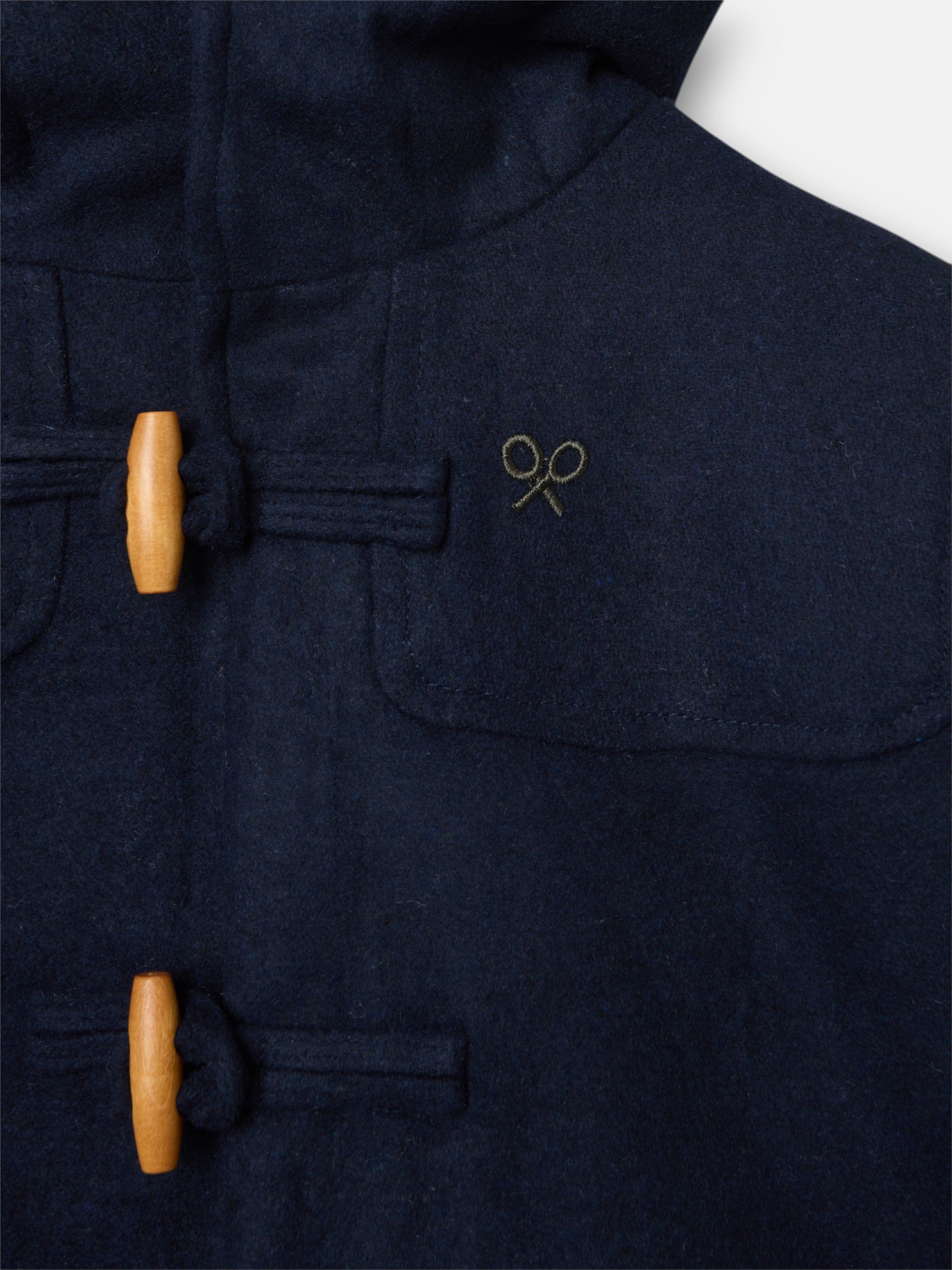 Manteau classique bleu marine pour enfant