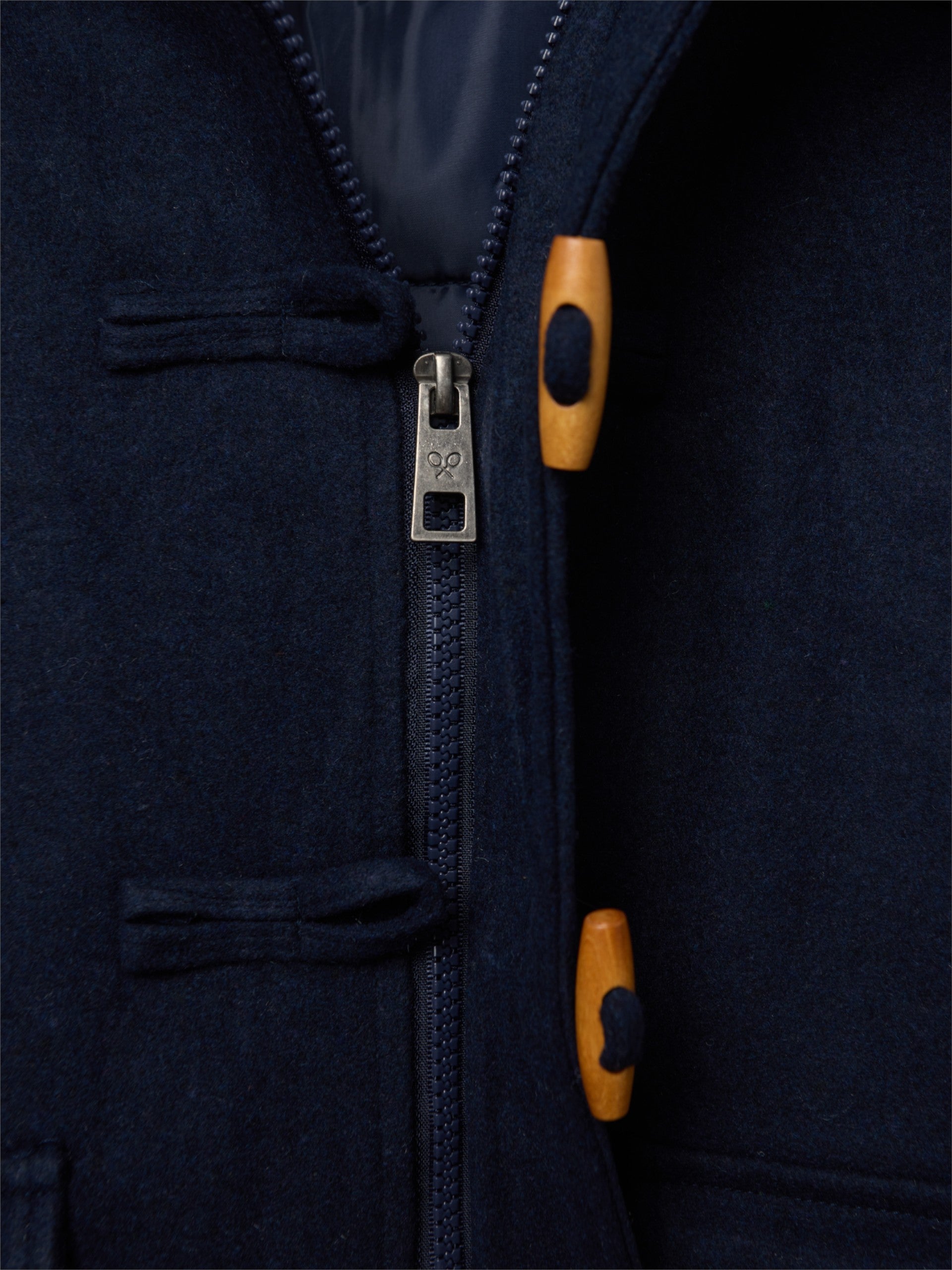 Manteau classique bleu marine pour enfant