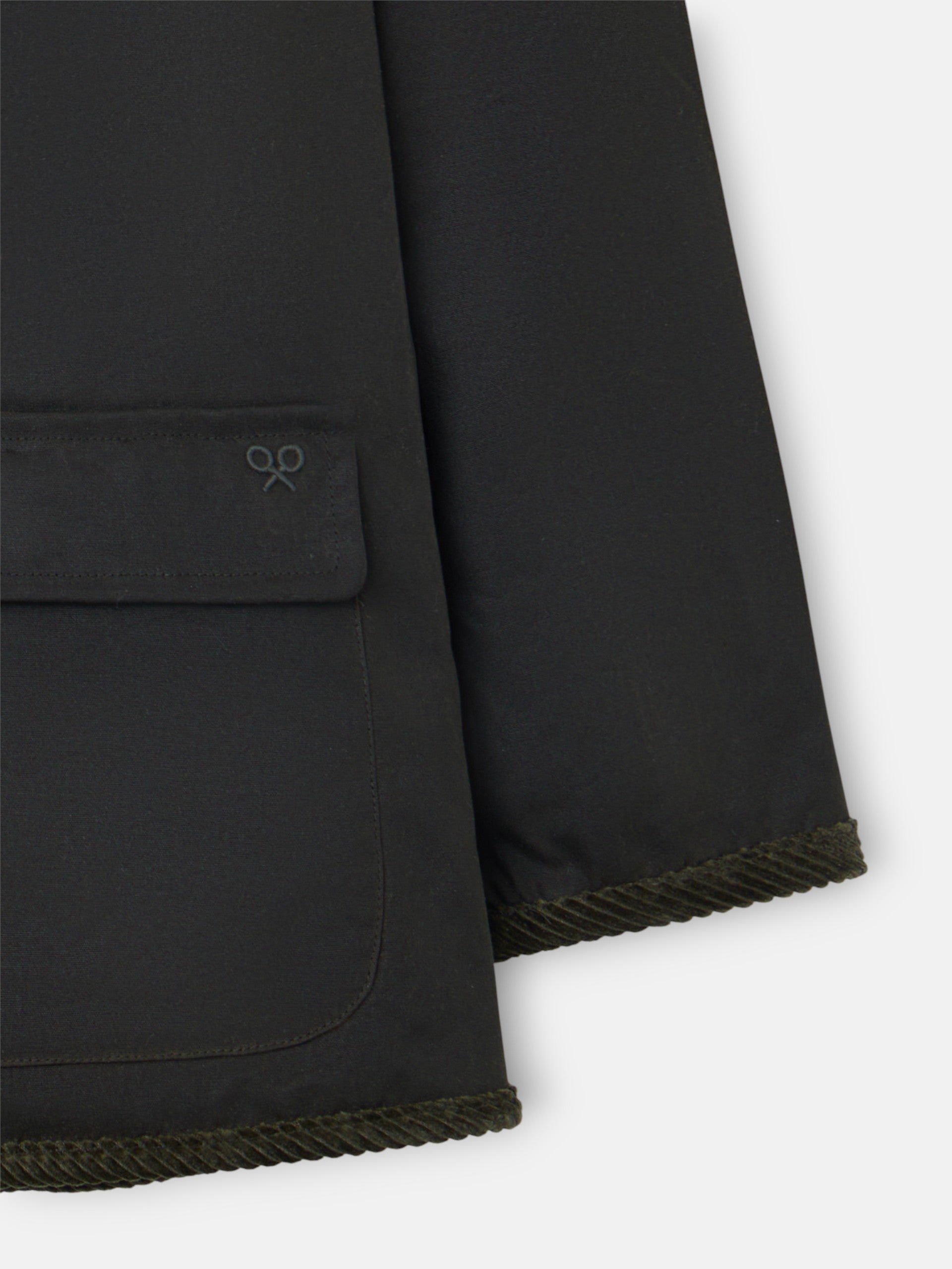 Casaco encerado verde para crianças