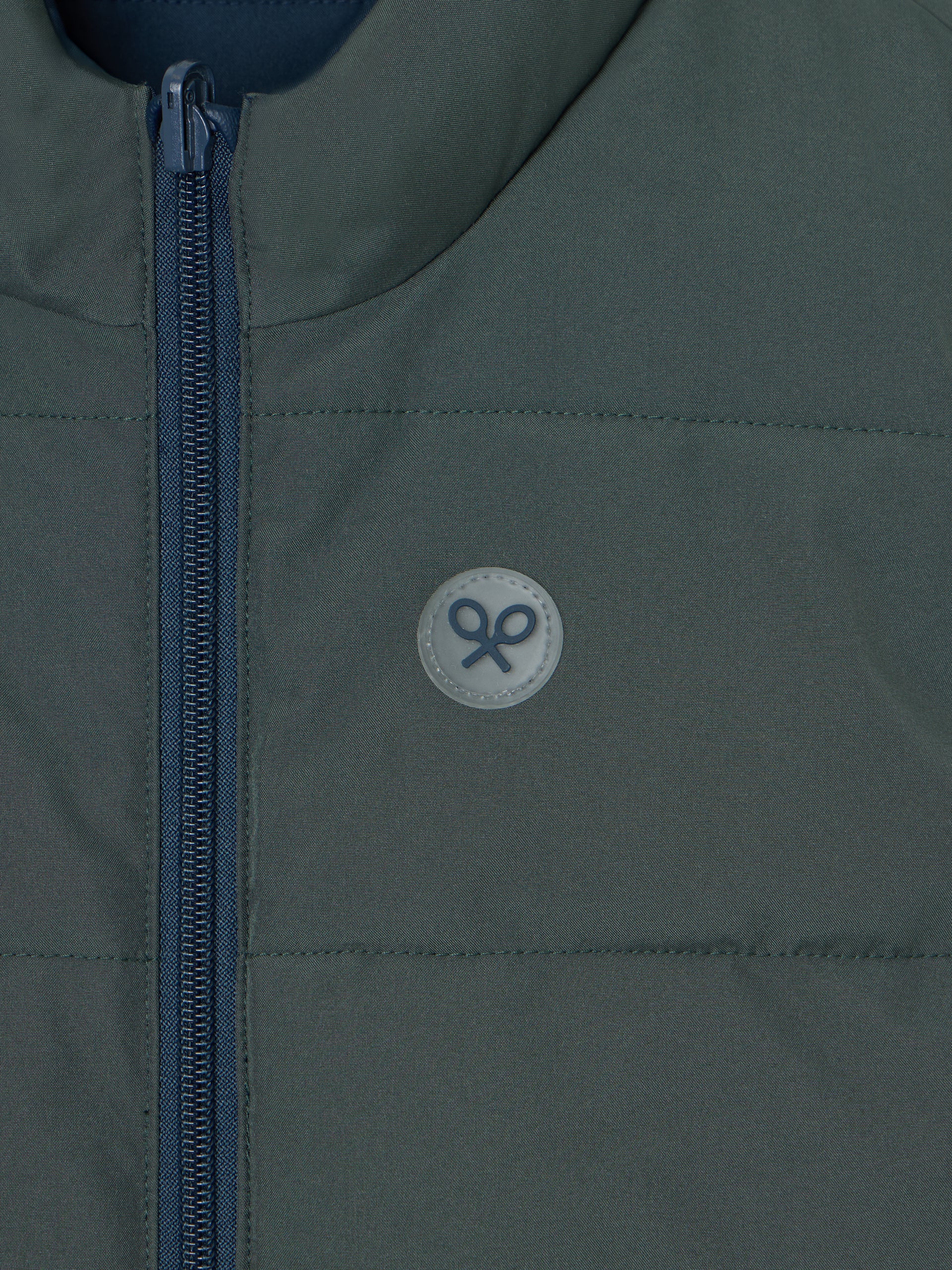 Navy green reversible kids vest