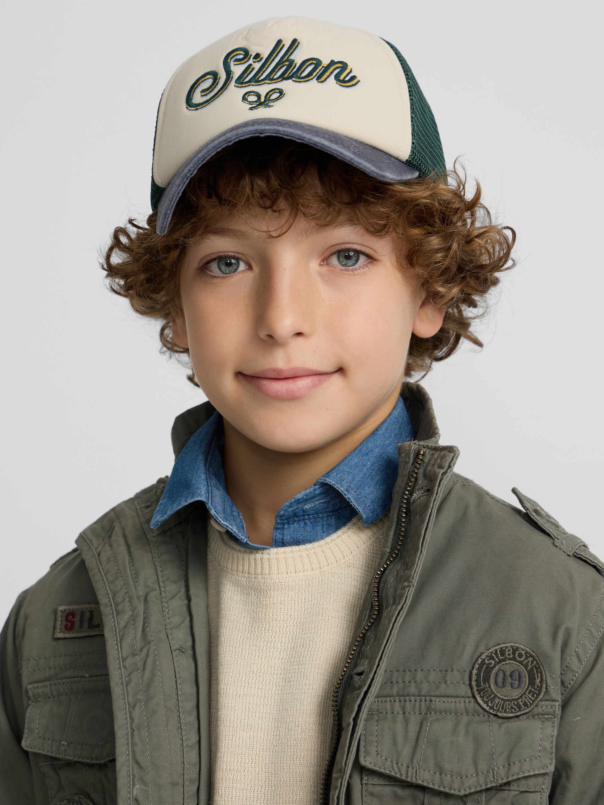 Casaco kids military verde