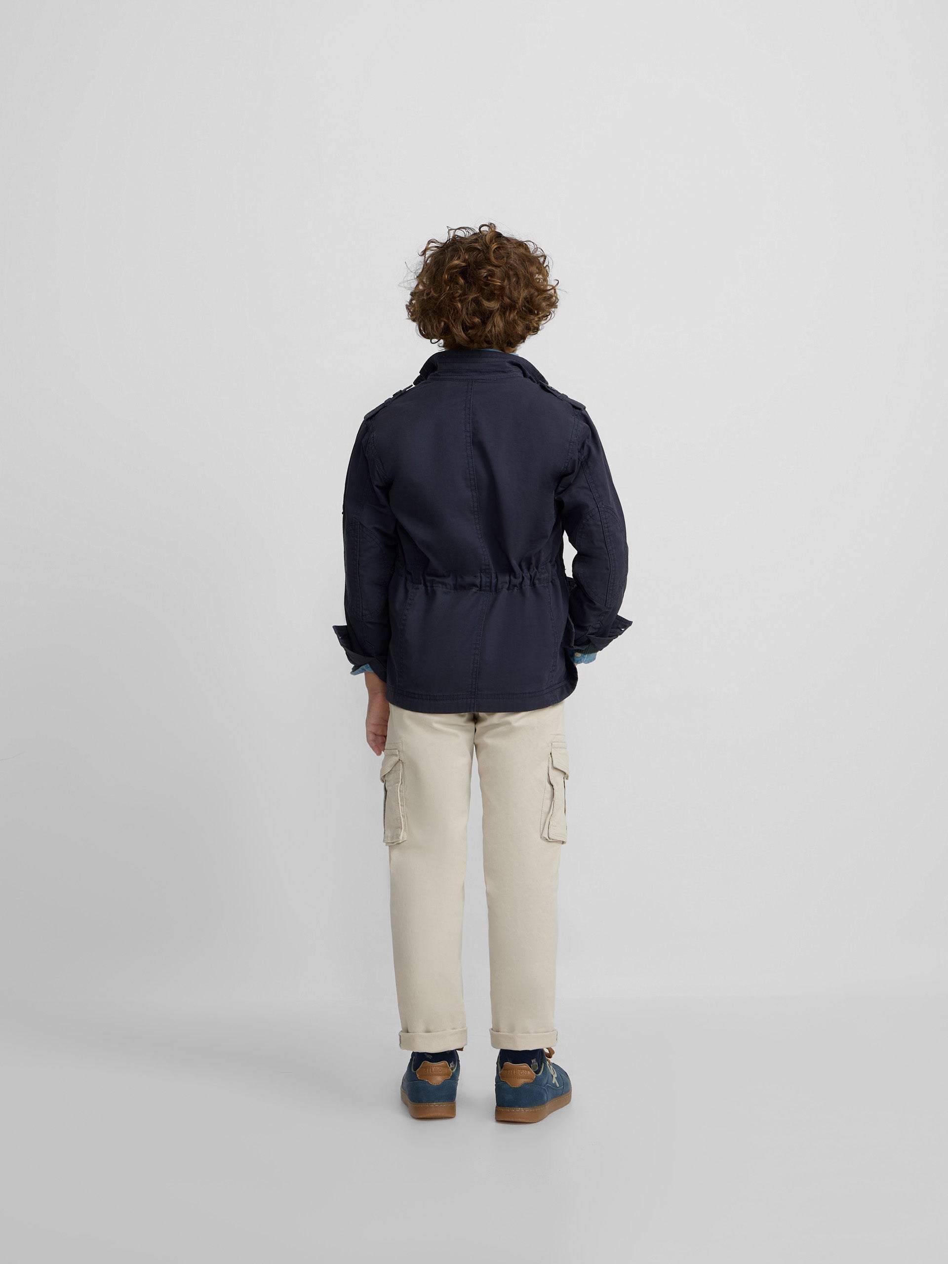 Veste militaire bleu marine pour enfant