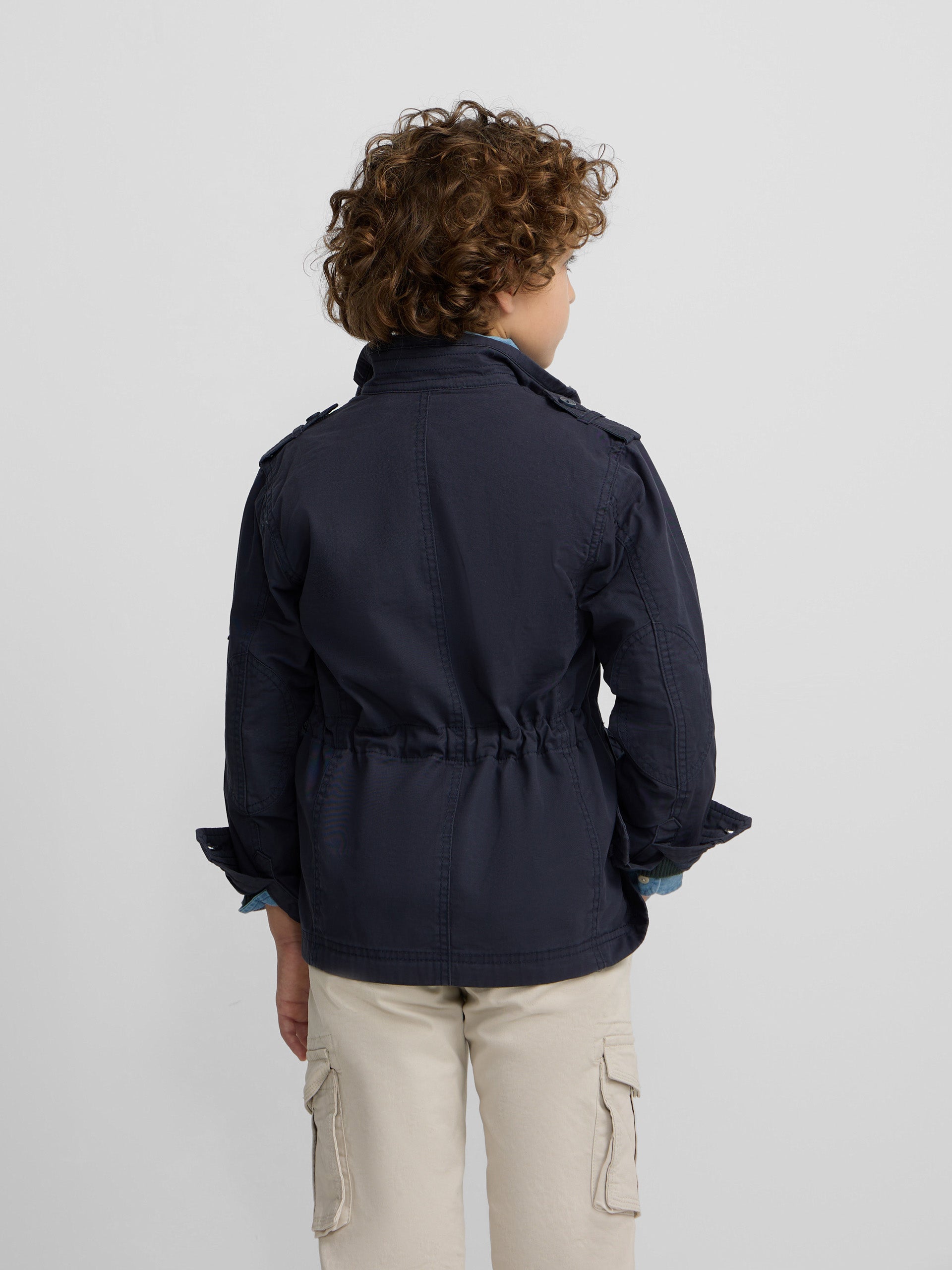 Veste militaire bleu marine pour enfant