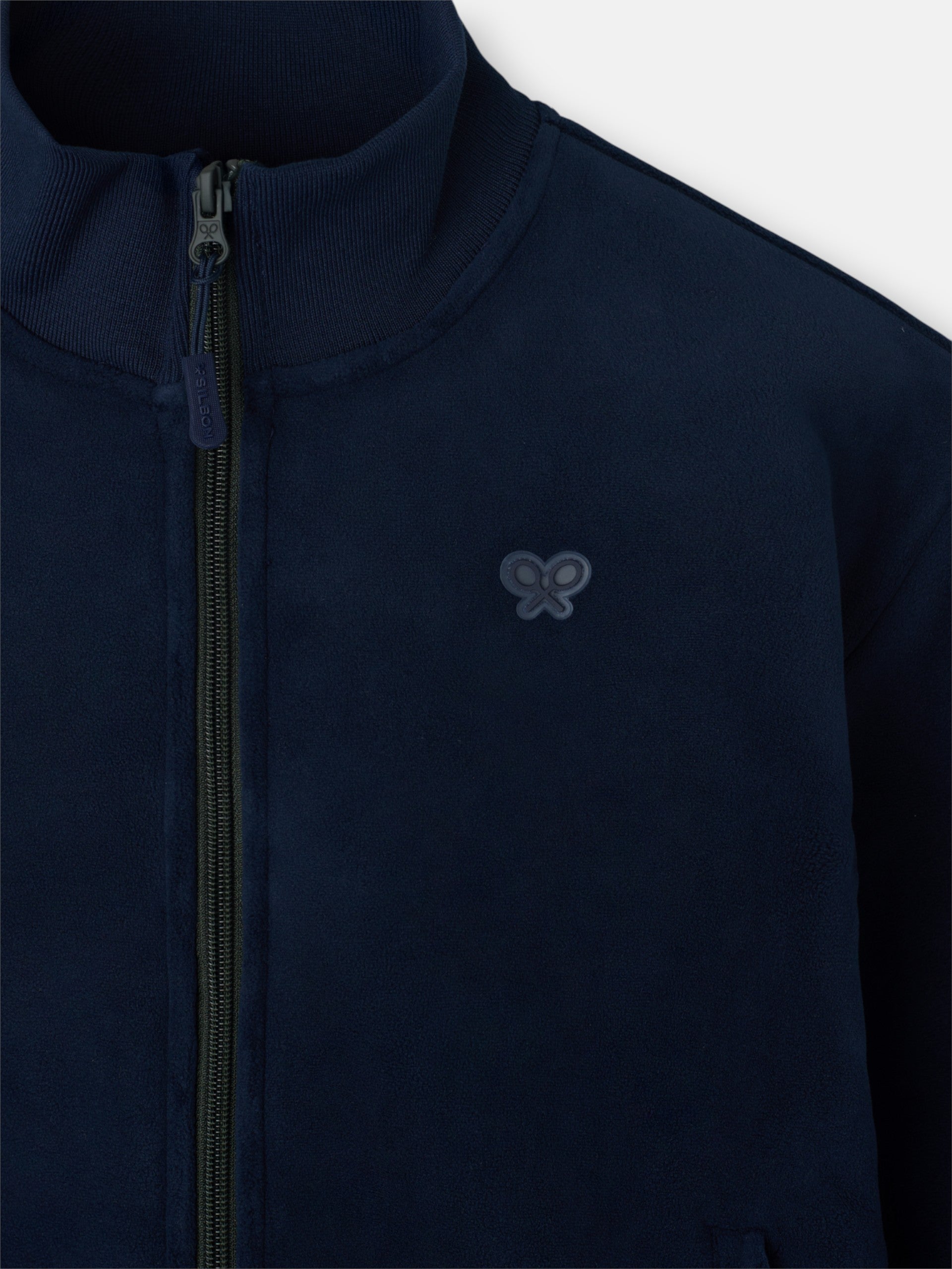 Forro polar liso kids azul marino