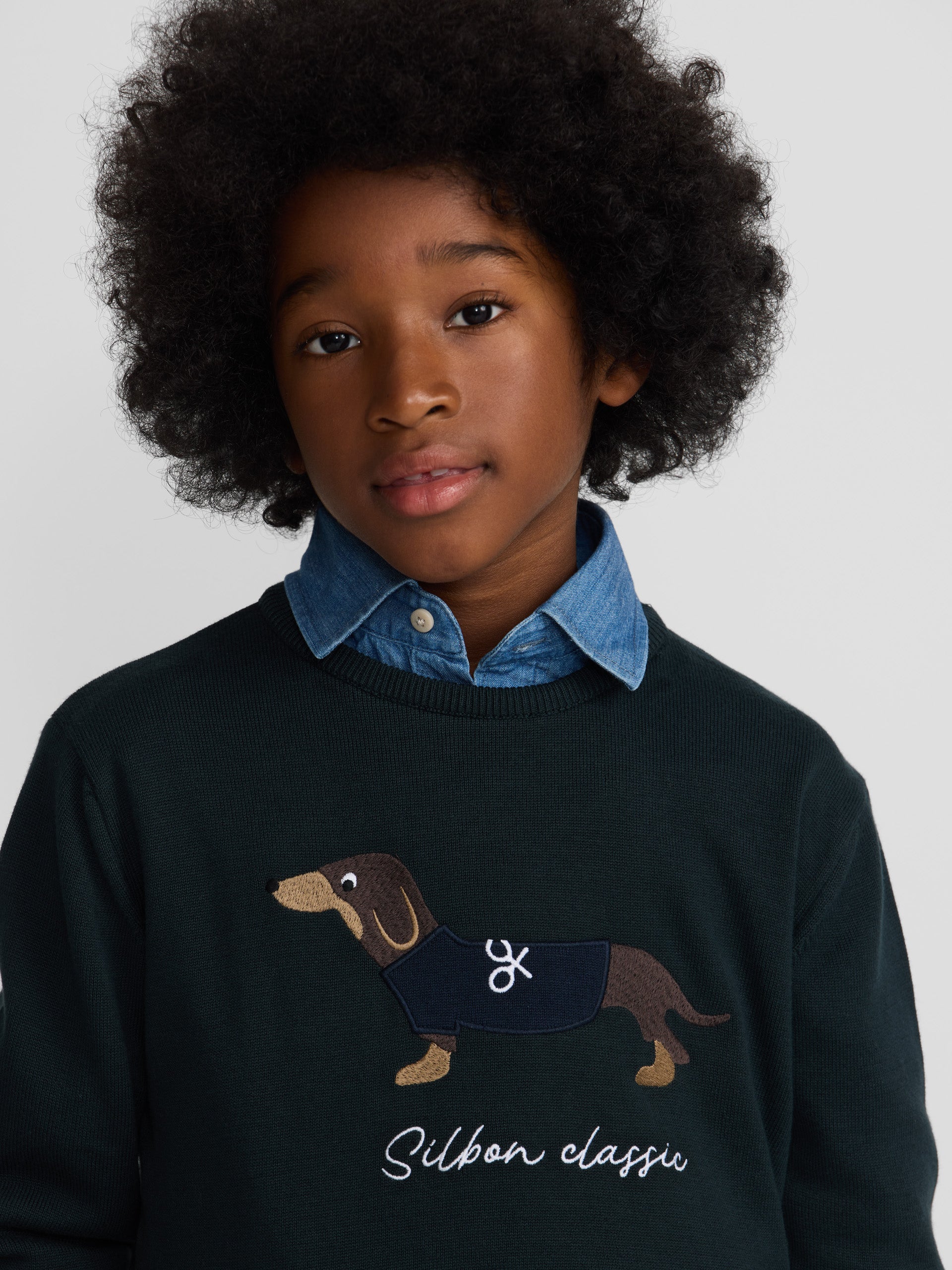 Camisola kids dog verde