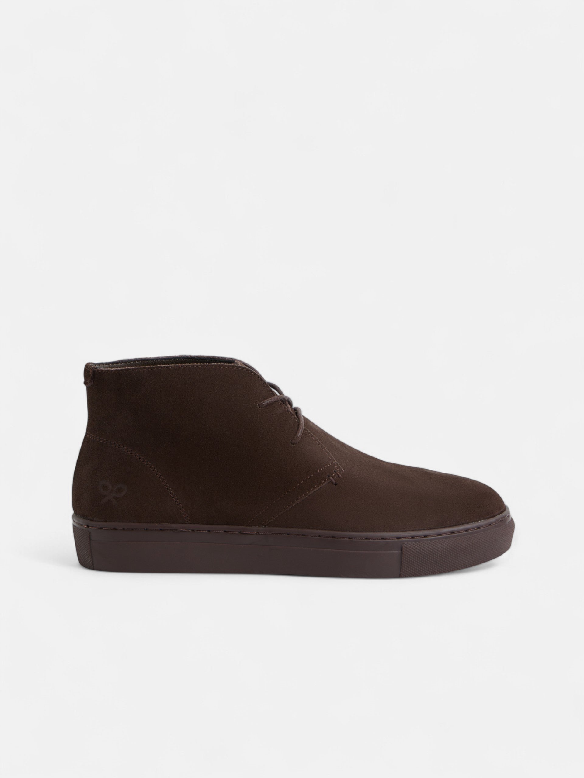 Botte de sport en daim marron