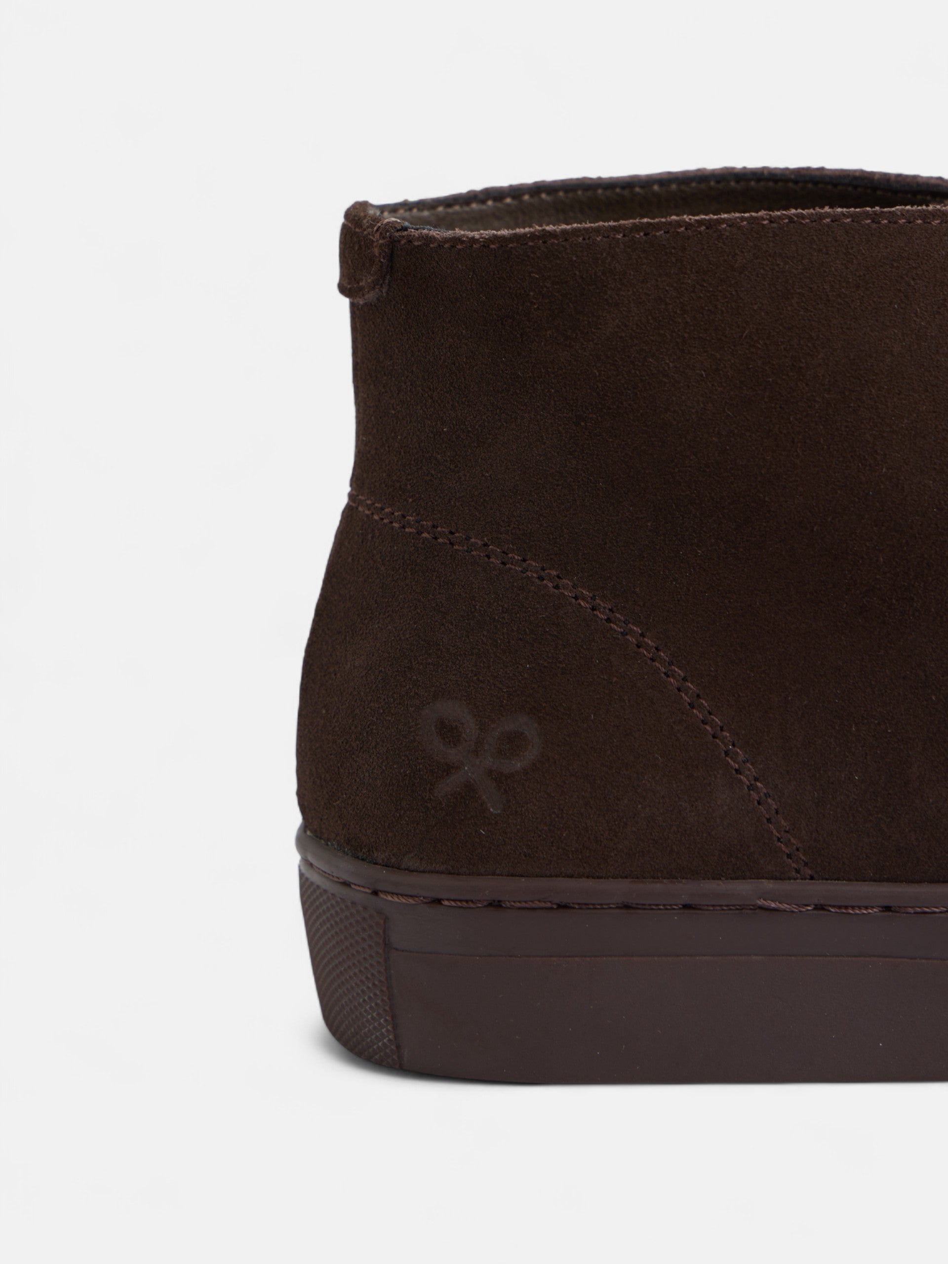 Botte de sport en daim marron