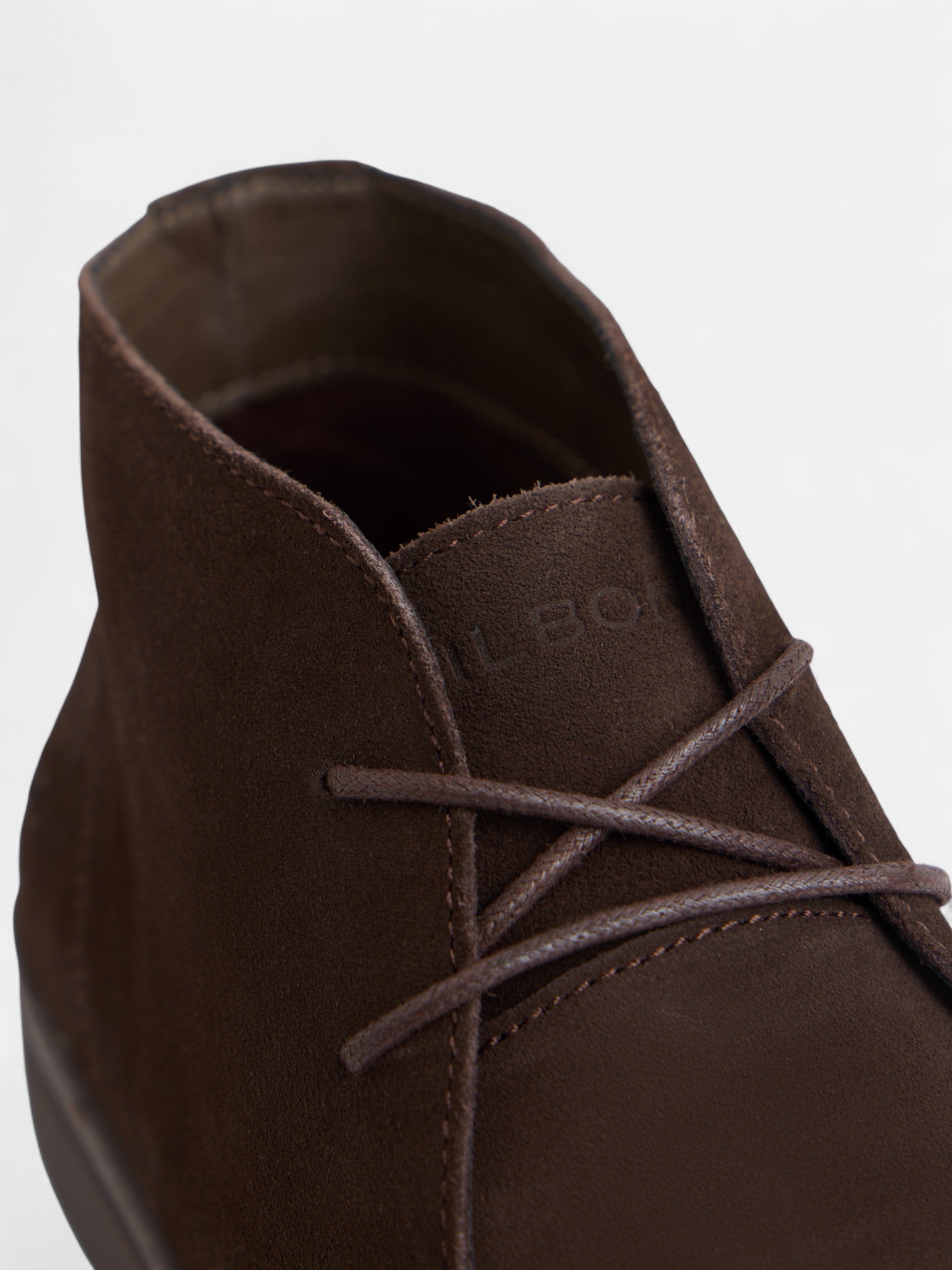 Botte de sport en daim marron