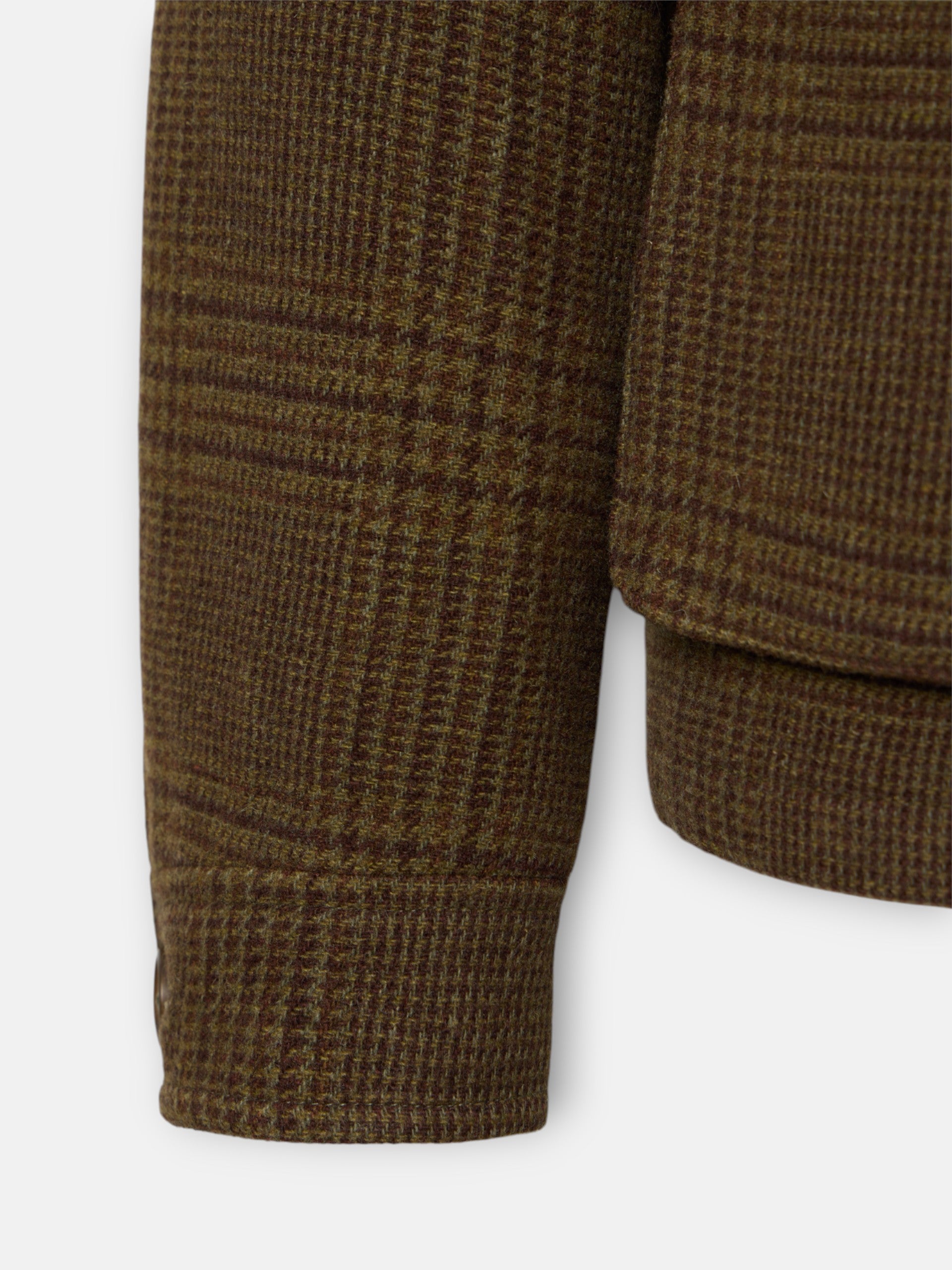 Veste Prince de Galles à poches marron