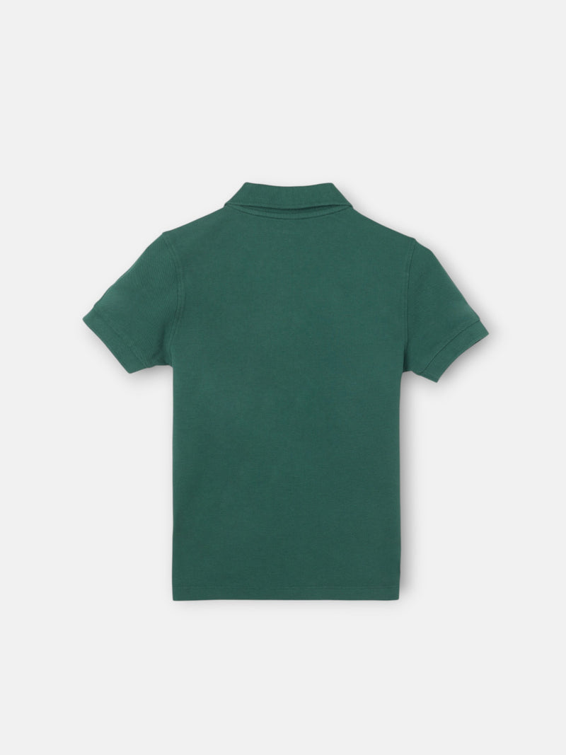 Polo clássico infantil raquete verde