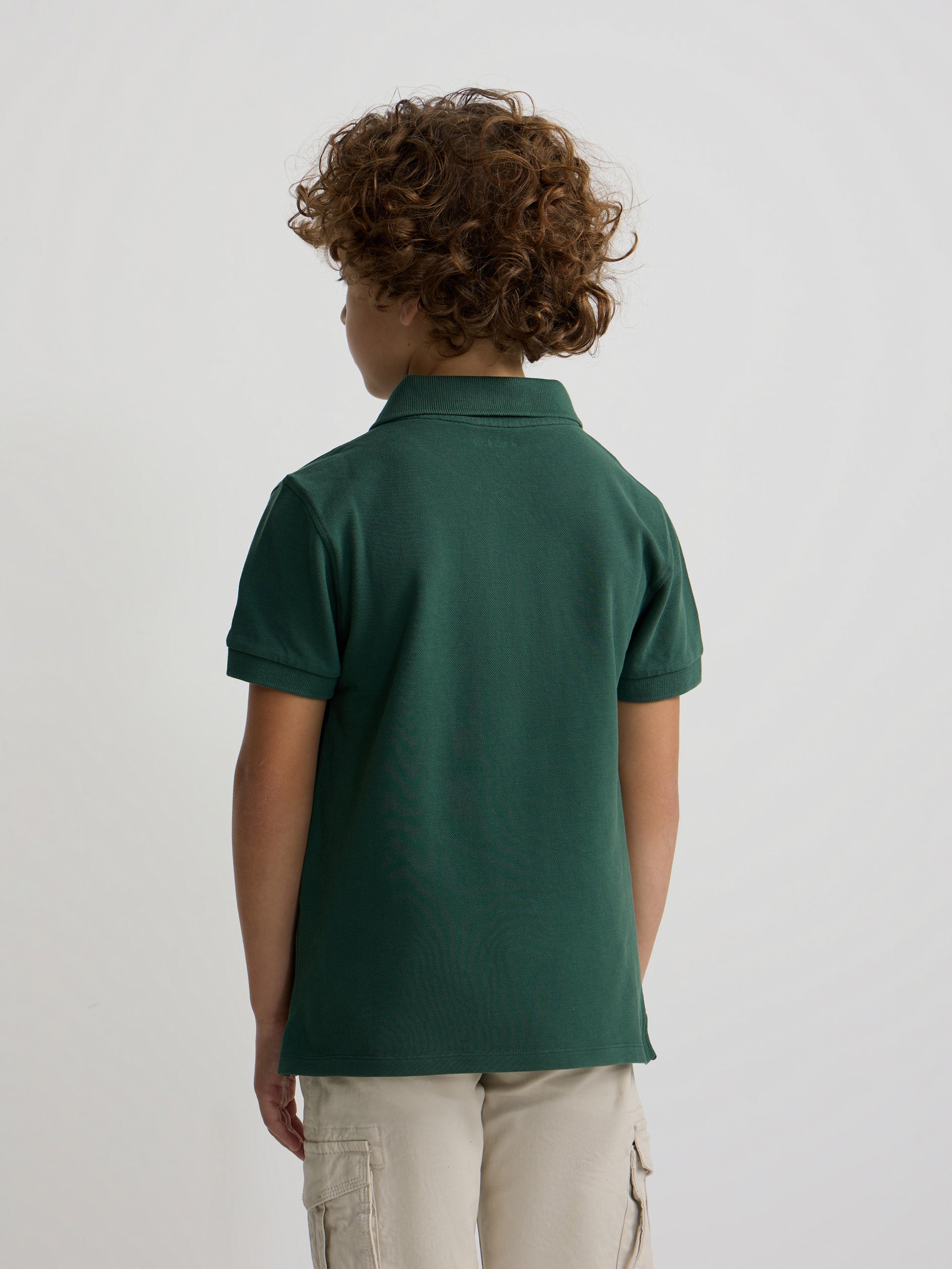Raquette de polo verte classique pour enfants