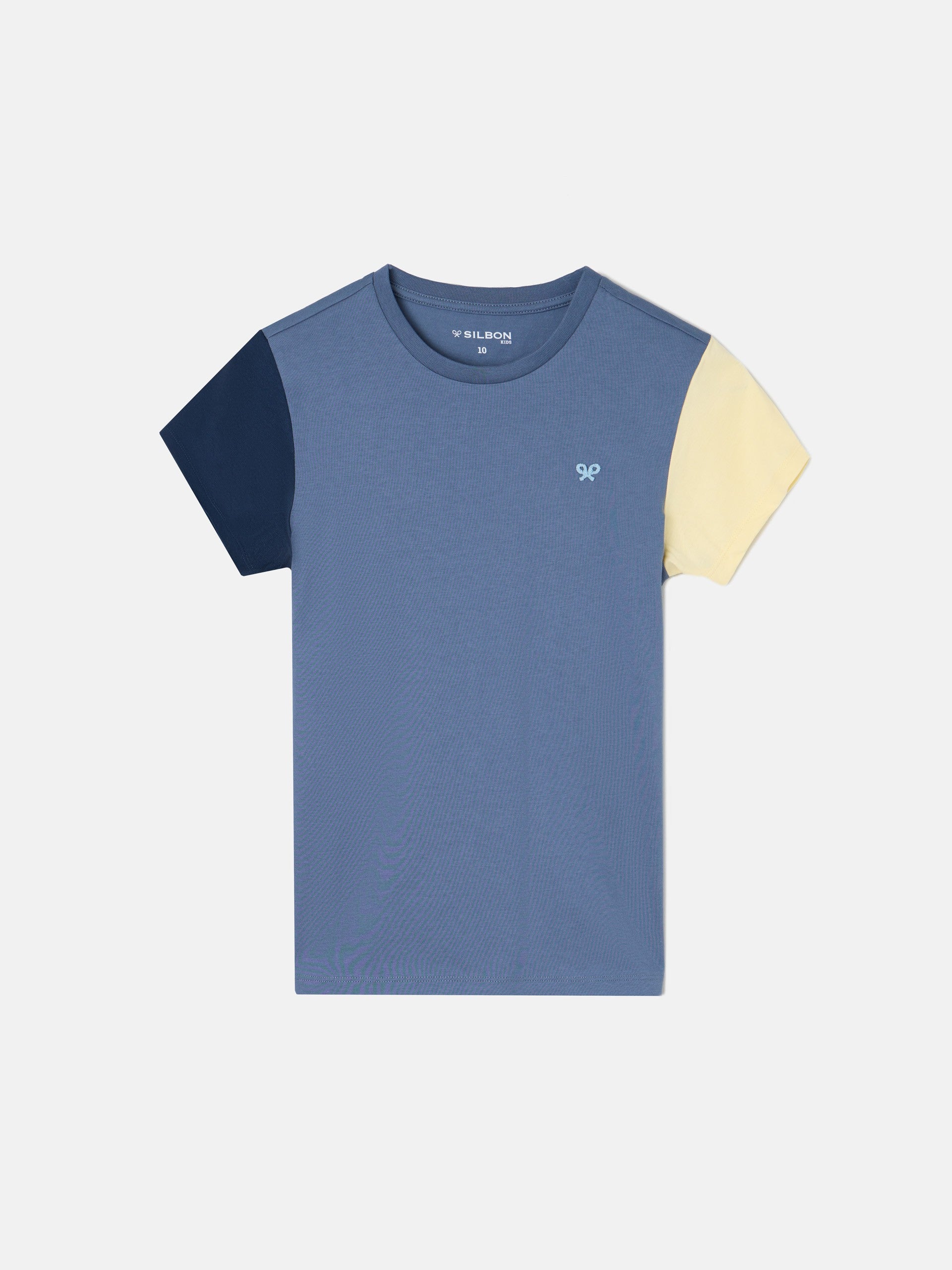 Kids' blue sleeved T-shirt