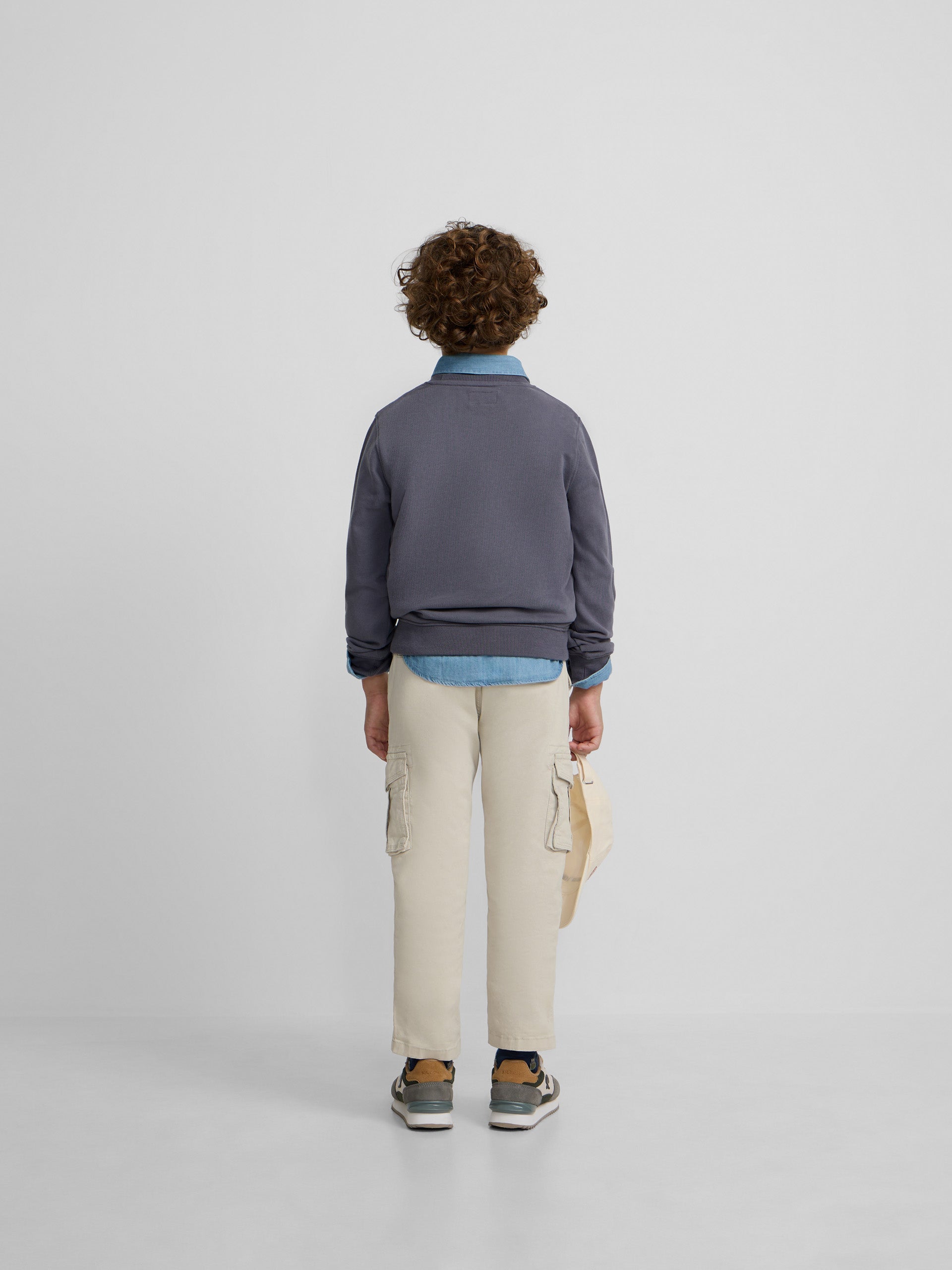 Sudadera kids raqueta junior azul indigo