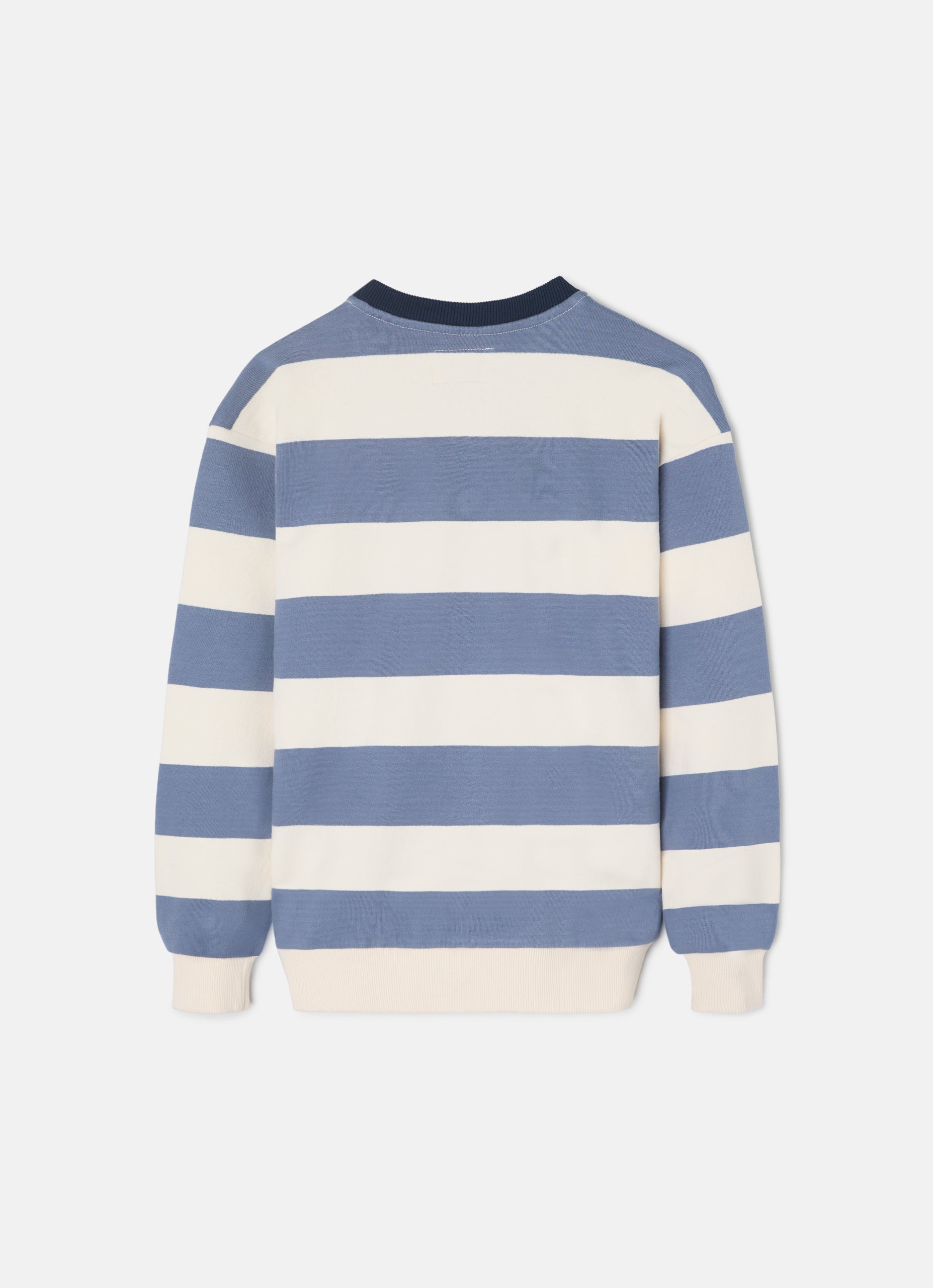 Sudadera kids rayas anchas azules