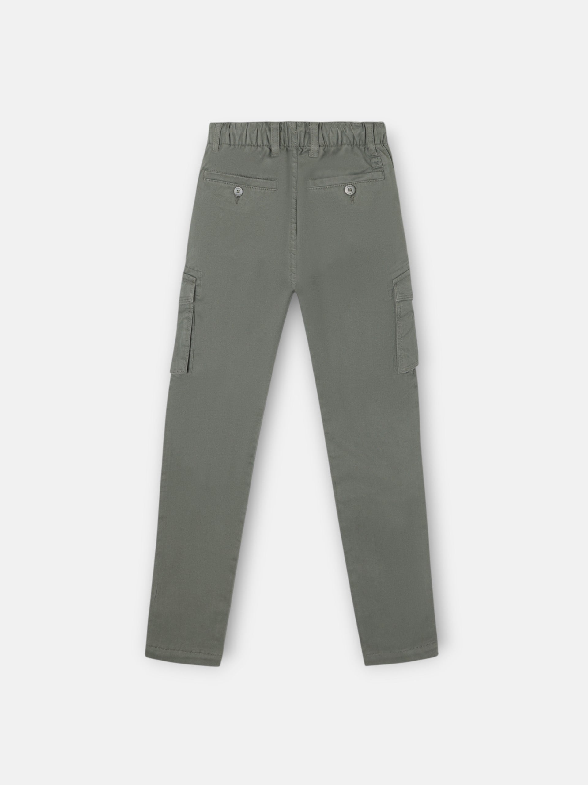 Calças desportivas de criança estilo cargo verde