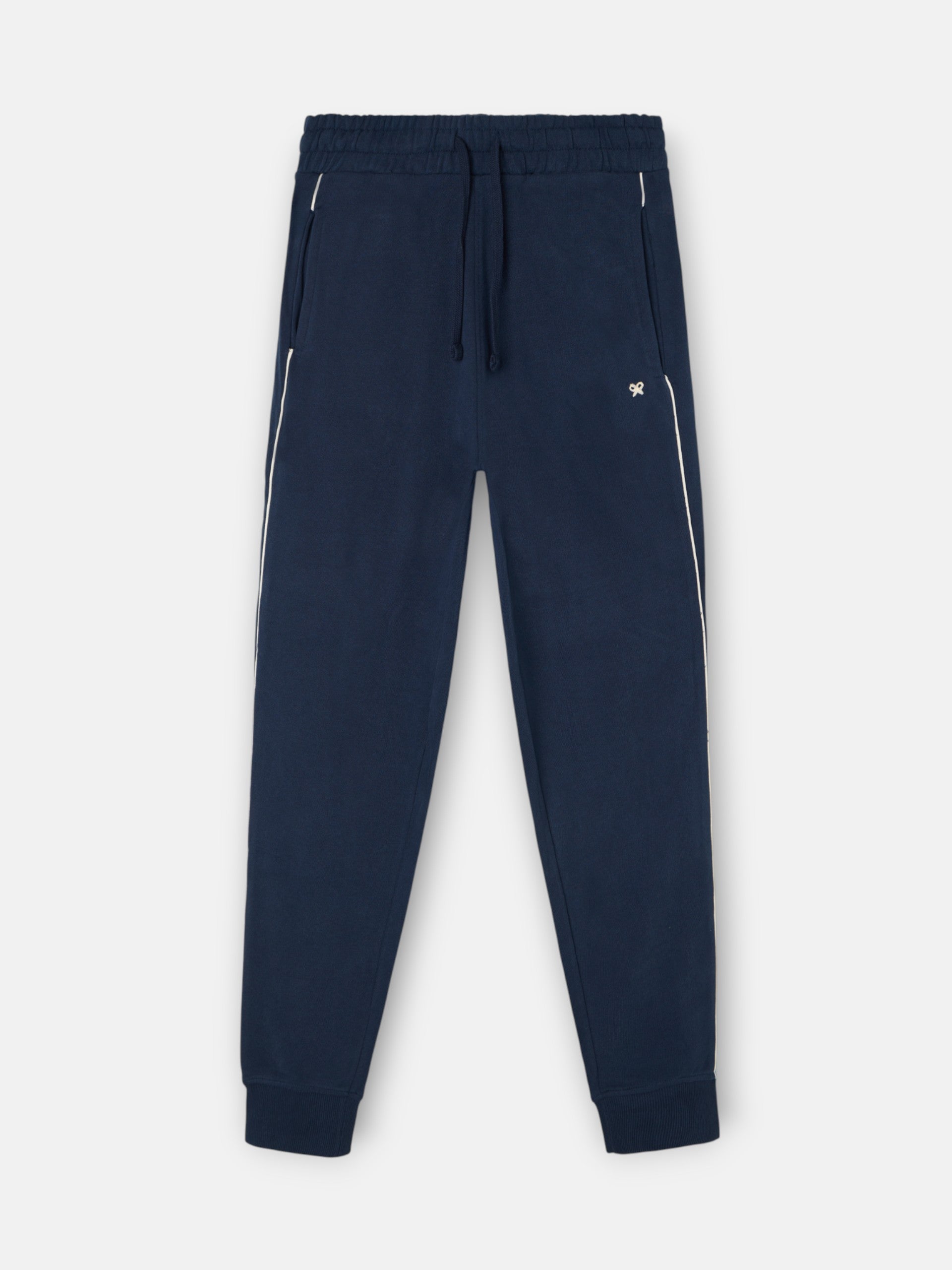 Pantalon deportivo minilogo azul marino