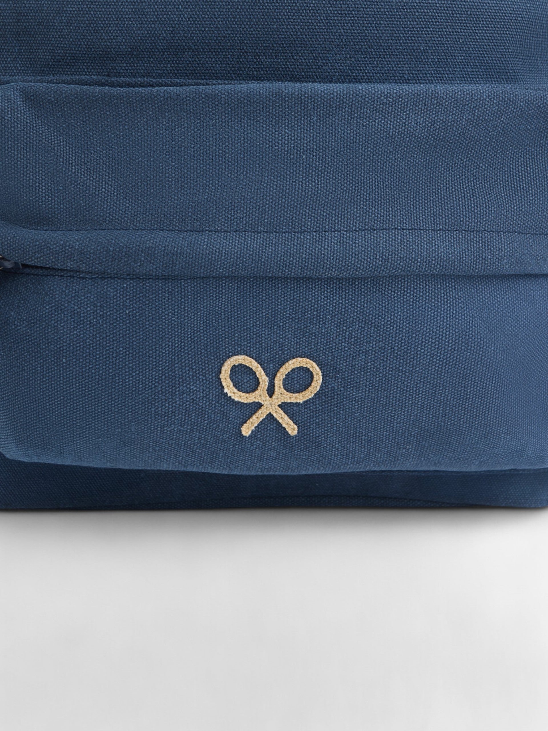 Sac à dos de sport en tissu ethnique bleu marine