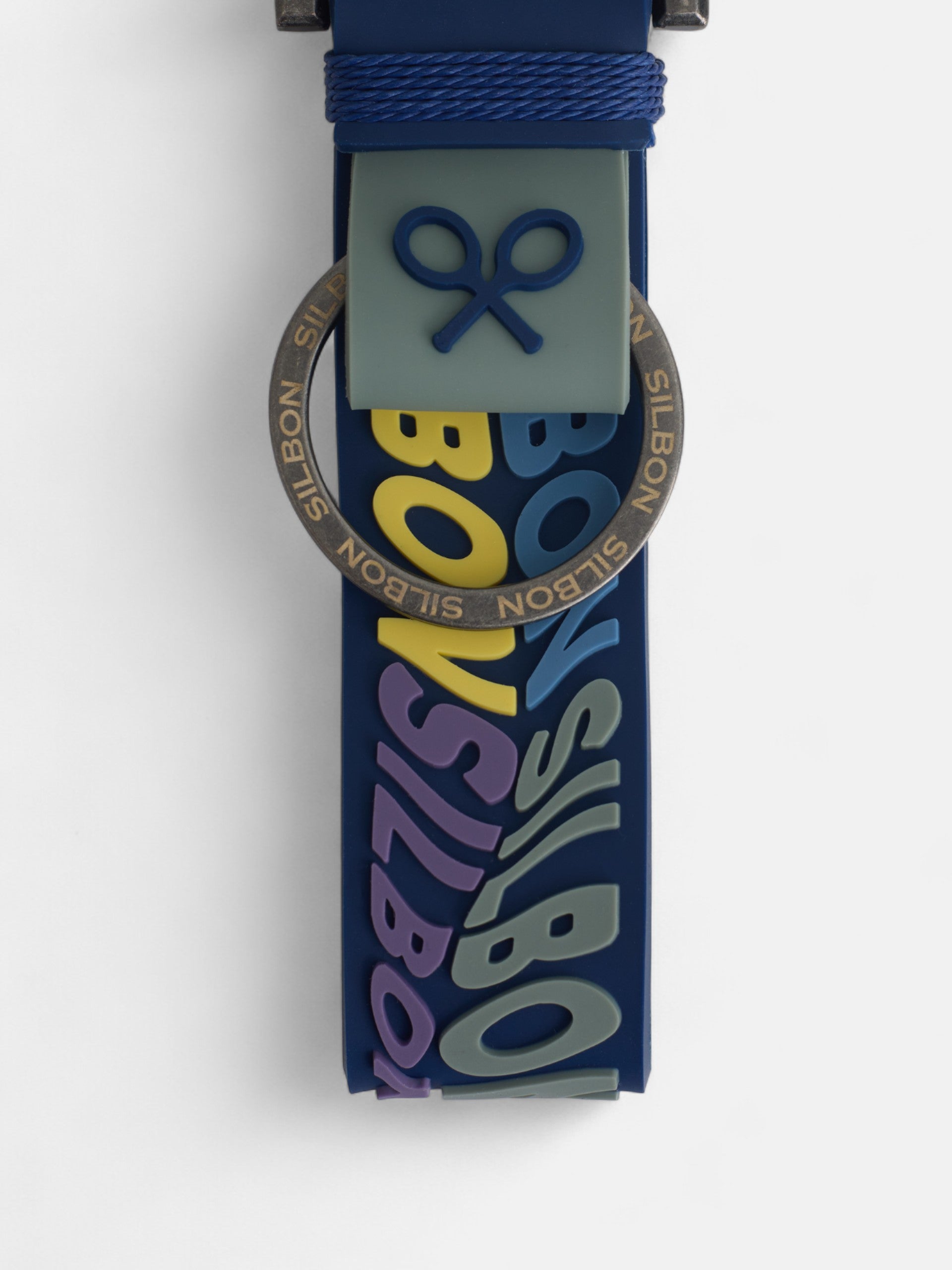 Llavero engomado logo multicolor