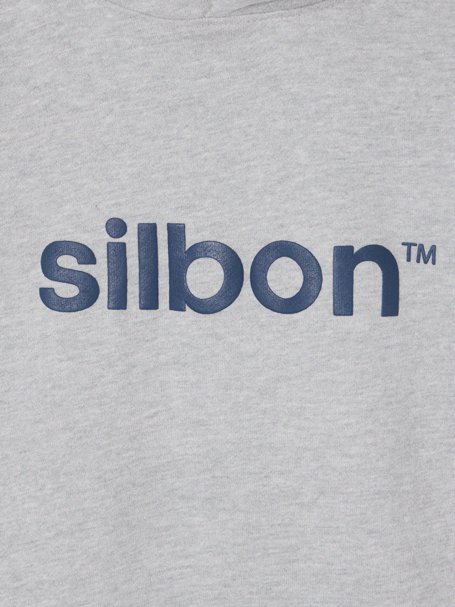 Grey Hooded Sports Sweatshirt