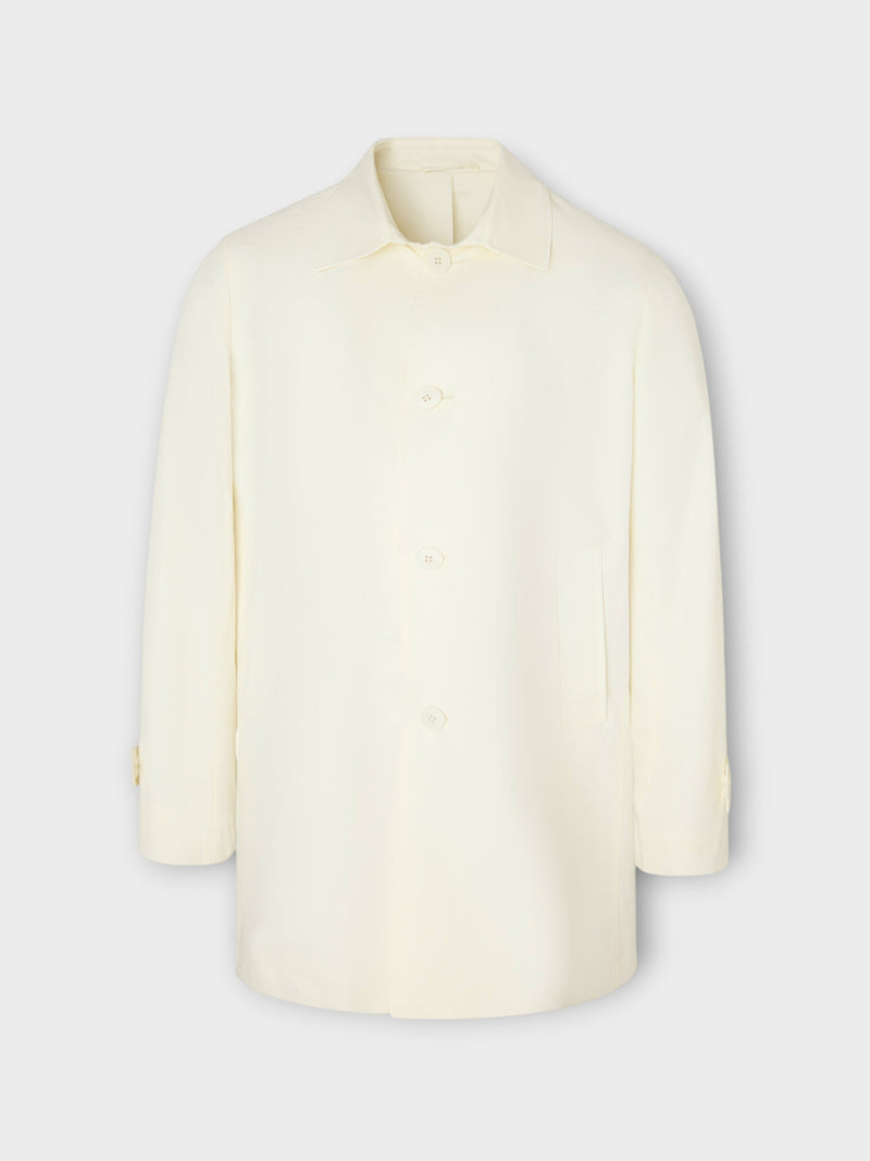 Gabardina corta beige