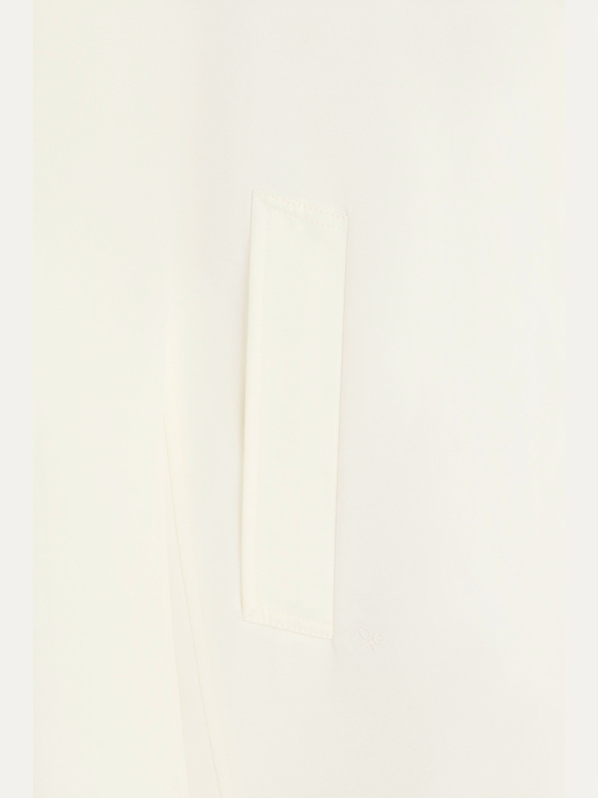 Gabardina curta bege