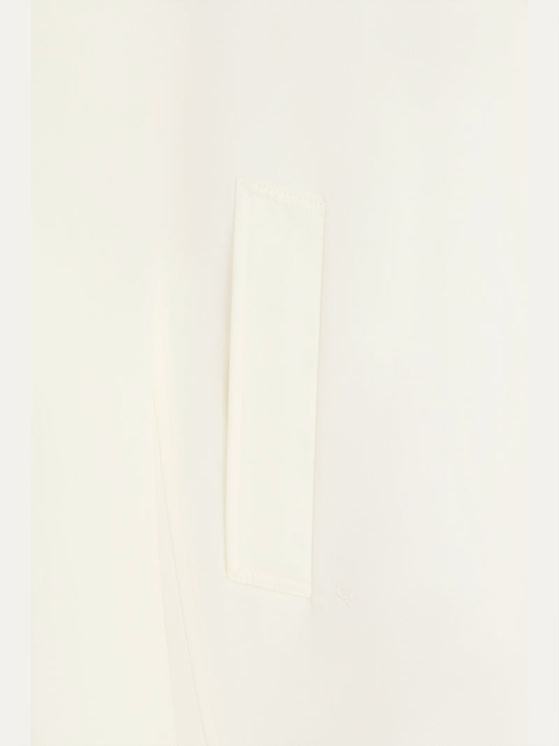 Gabardina corta beige