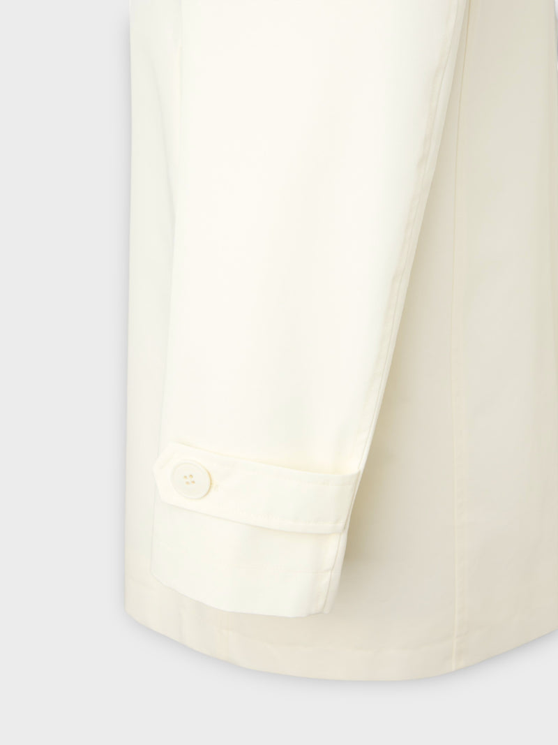 Gabardina corta beige
