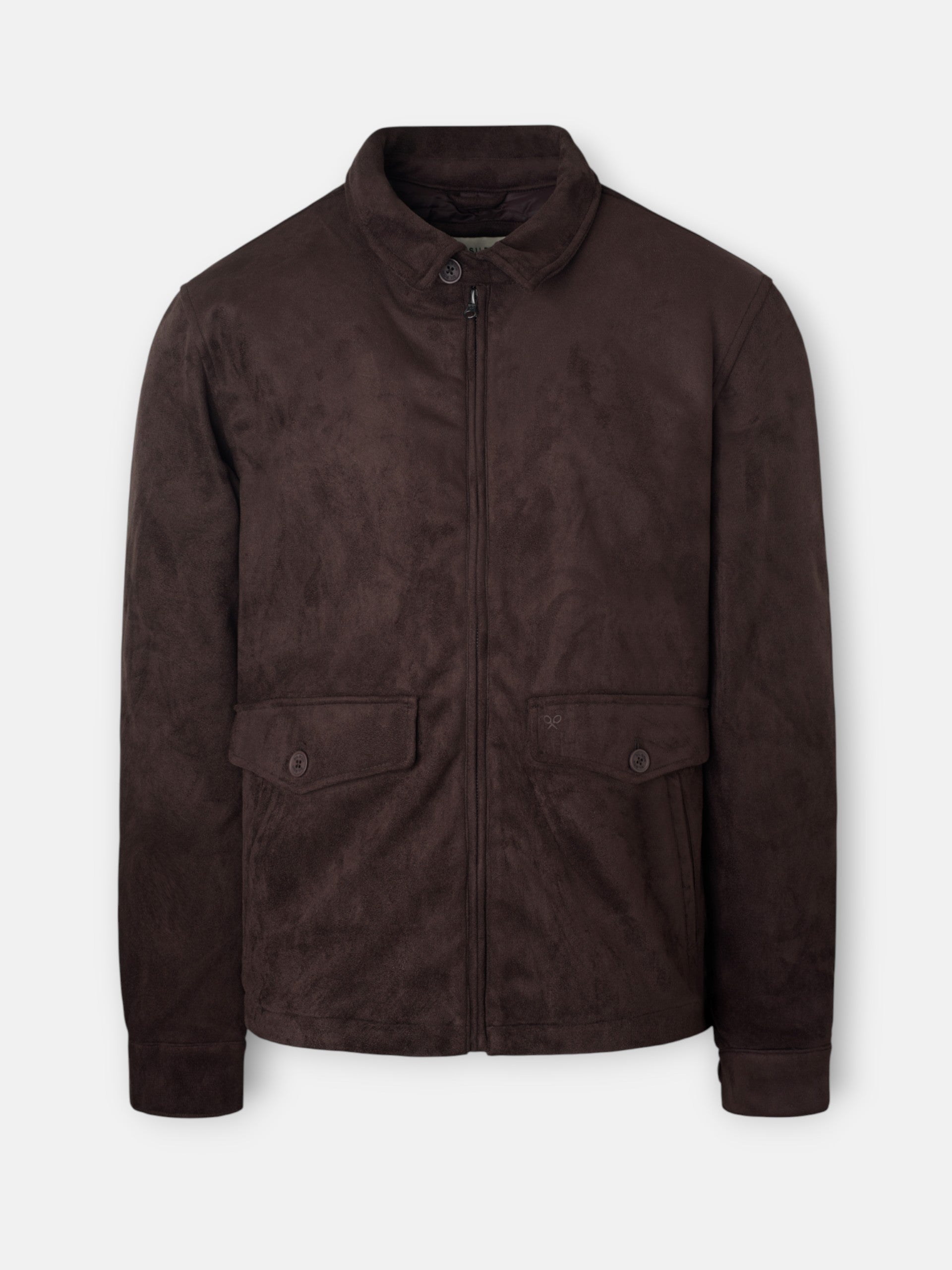Brown suede jacket