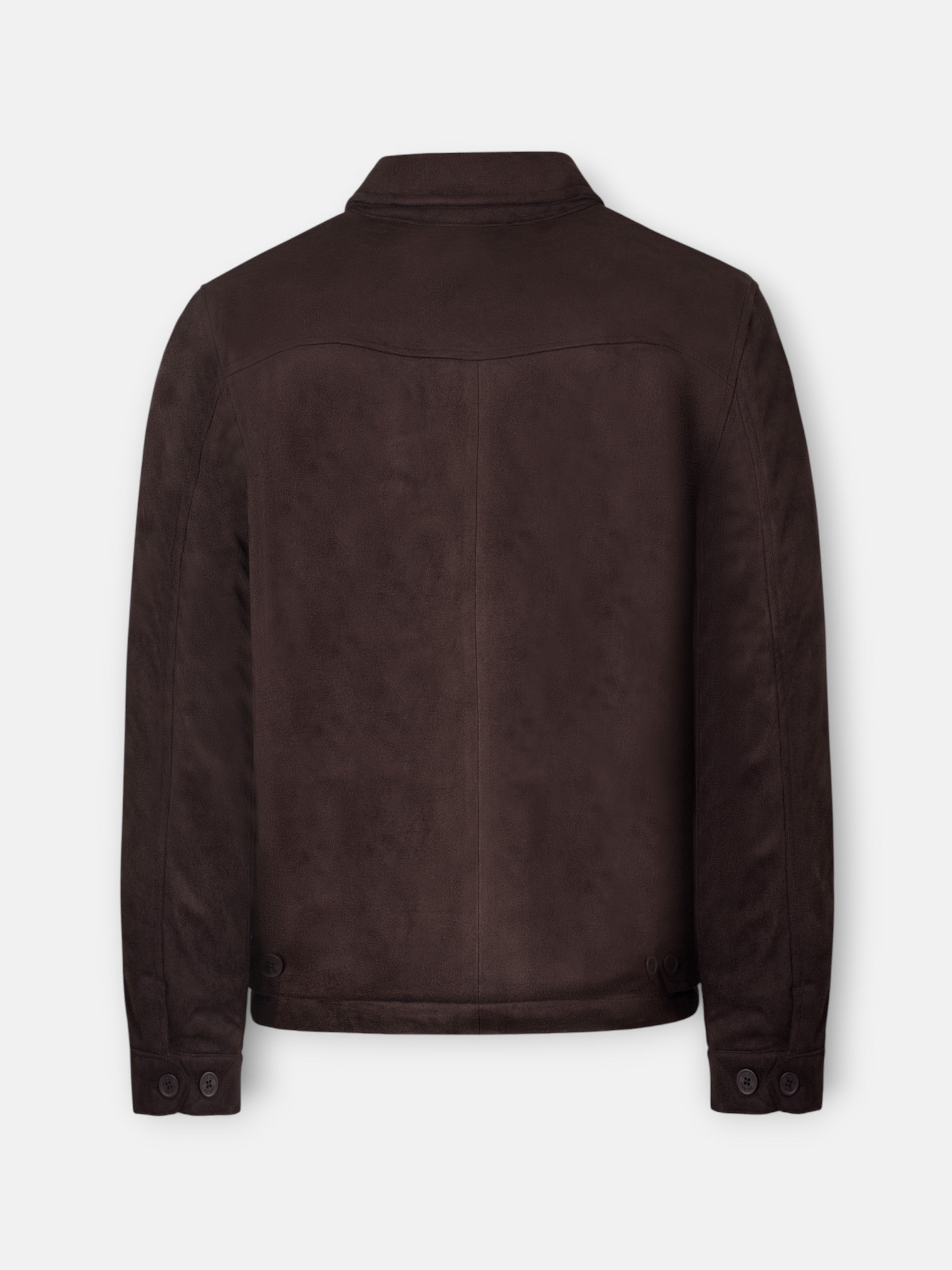 Brown suede jacket