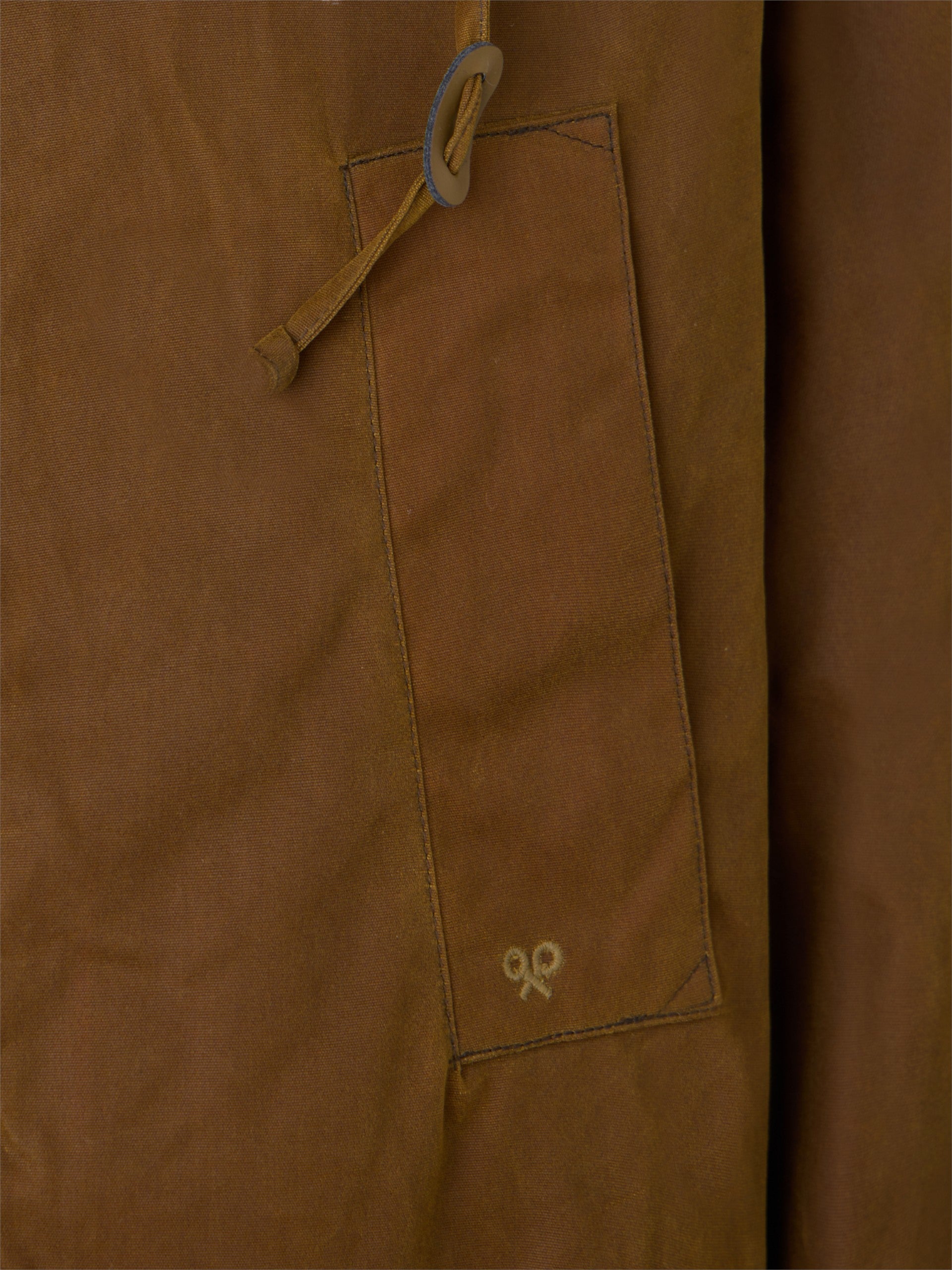 Manteau ciré moutarde classique