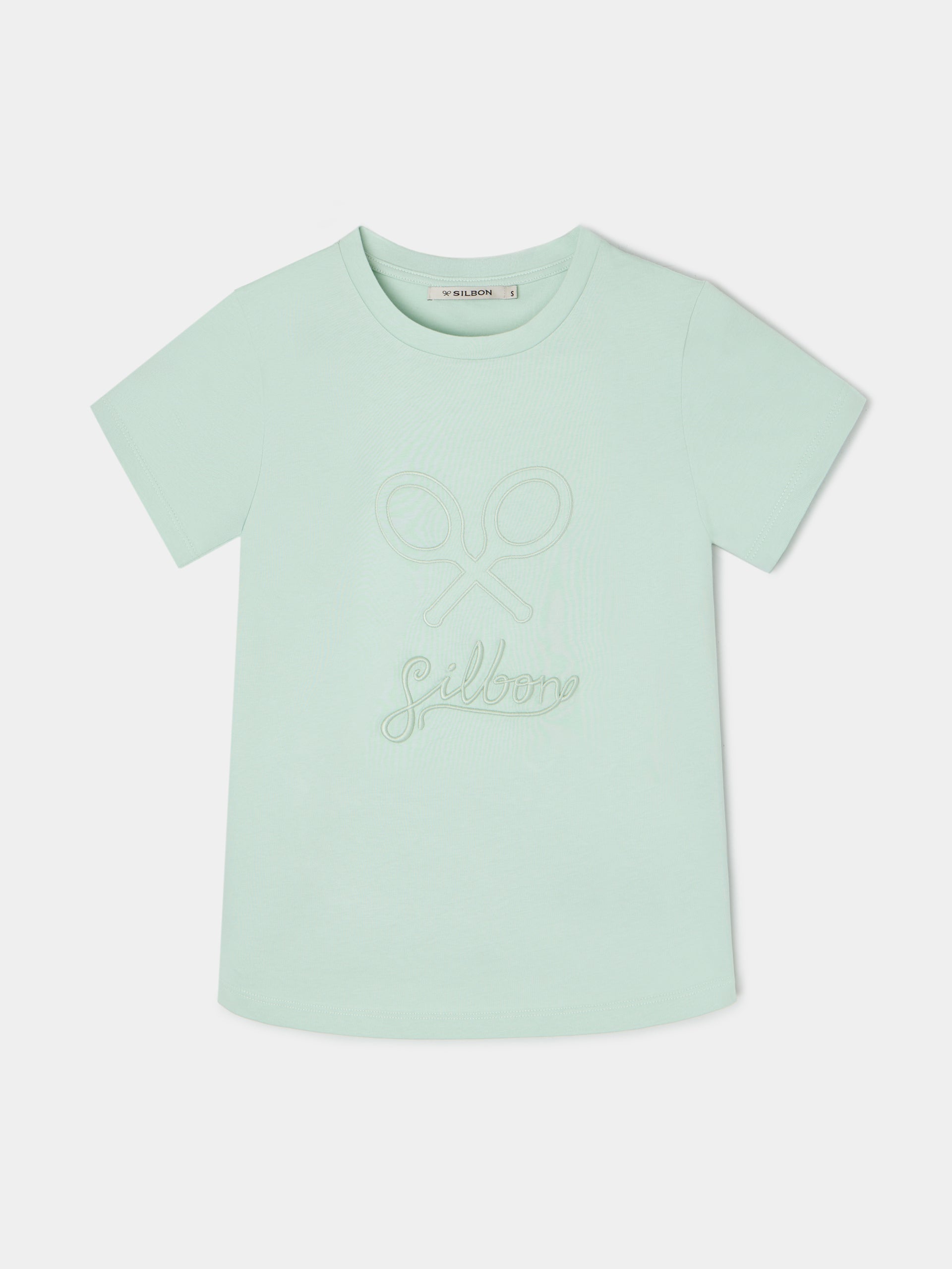 Camisola clássica verde para mulher