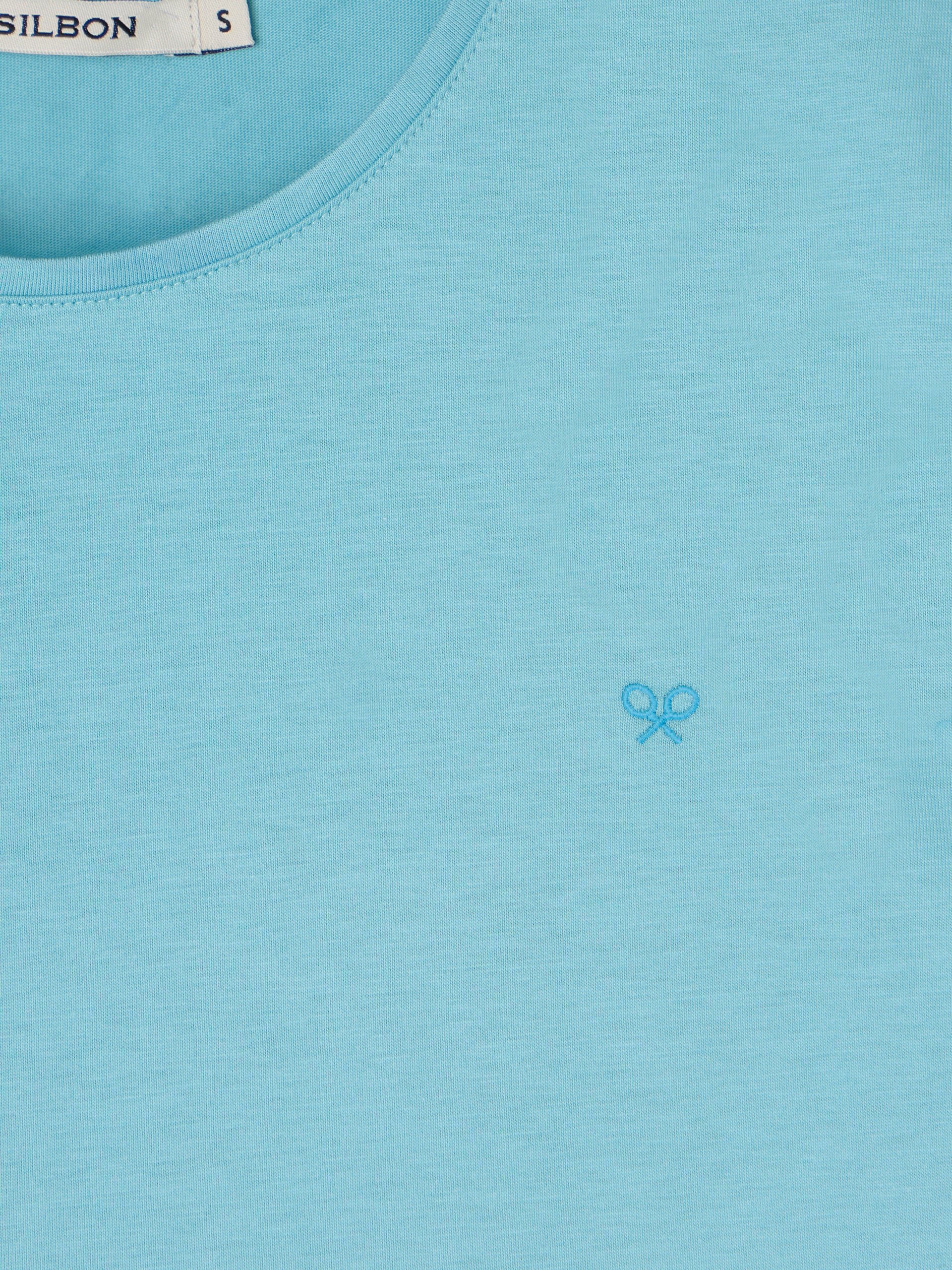 T-shirt mulher sun azul