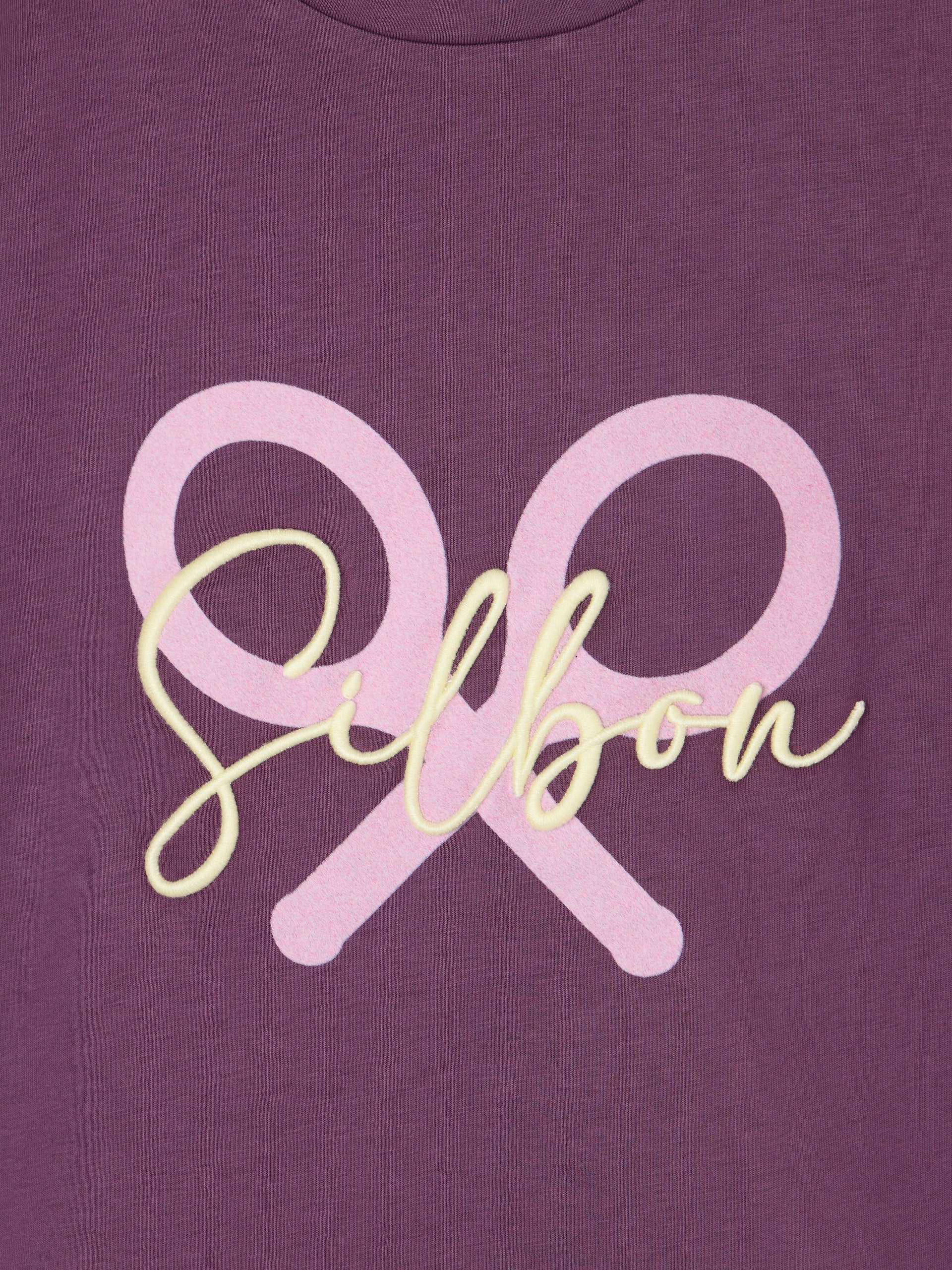 T-shirt femme classique raquette violet
