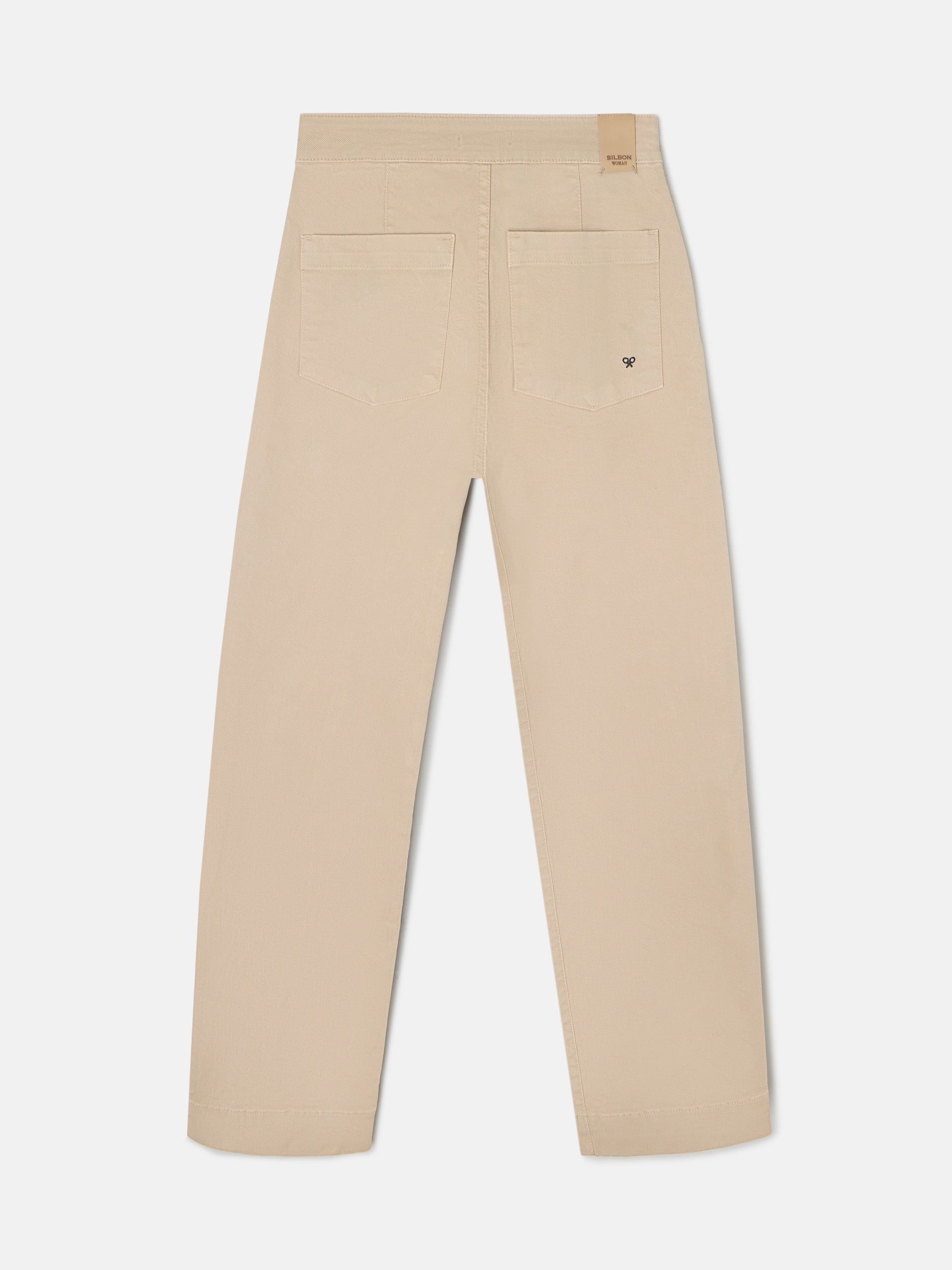 Pantalon culotte marinero beige
