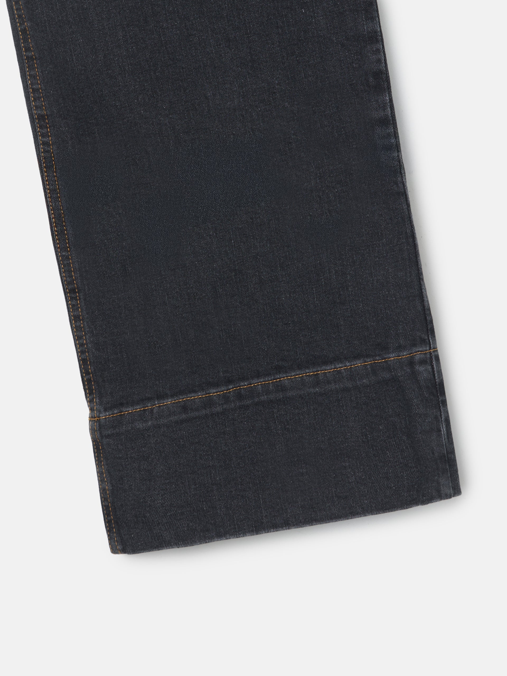 Pantalon denim espiga estampado gris