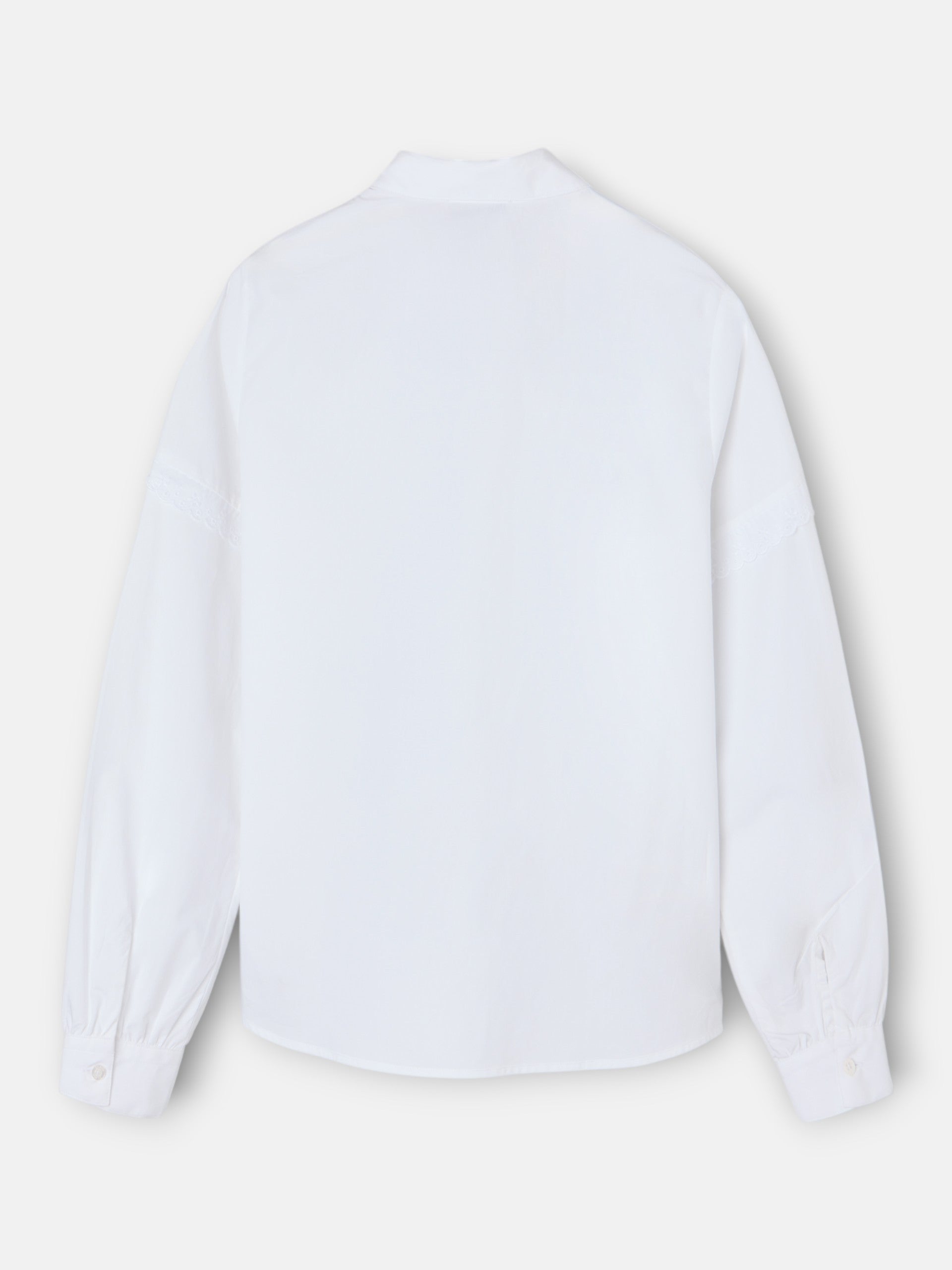 Chemise blanche à cordon