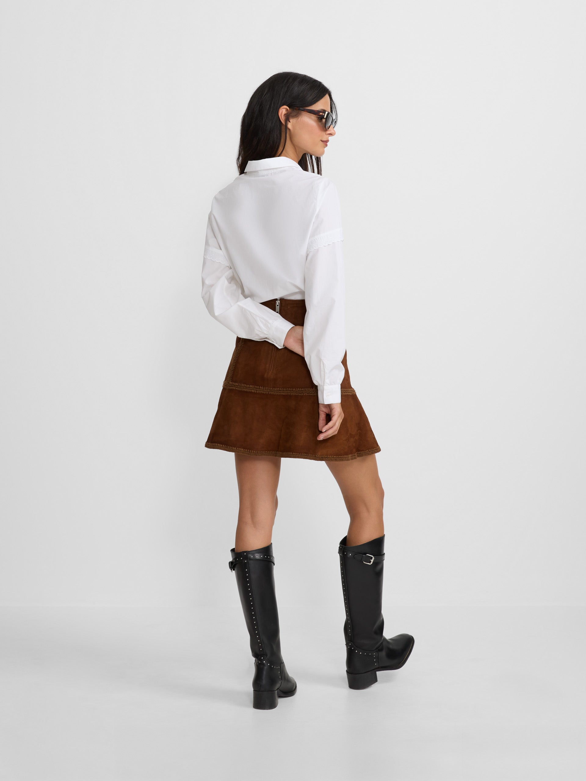 Camisa jaretas blanca