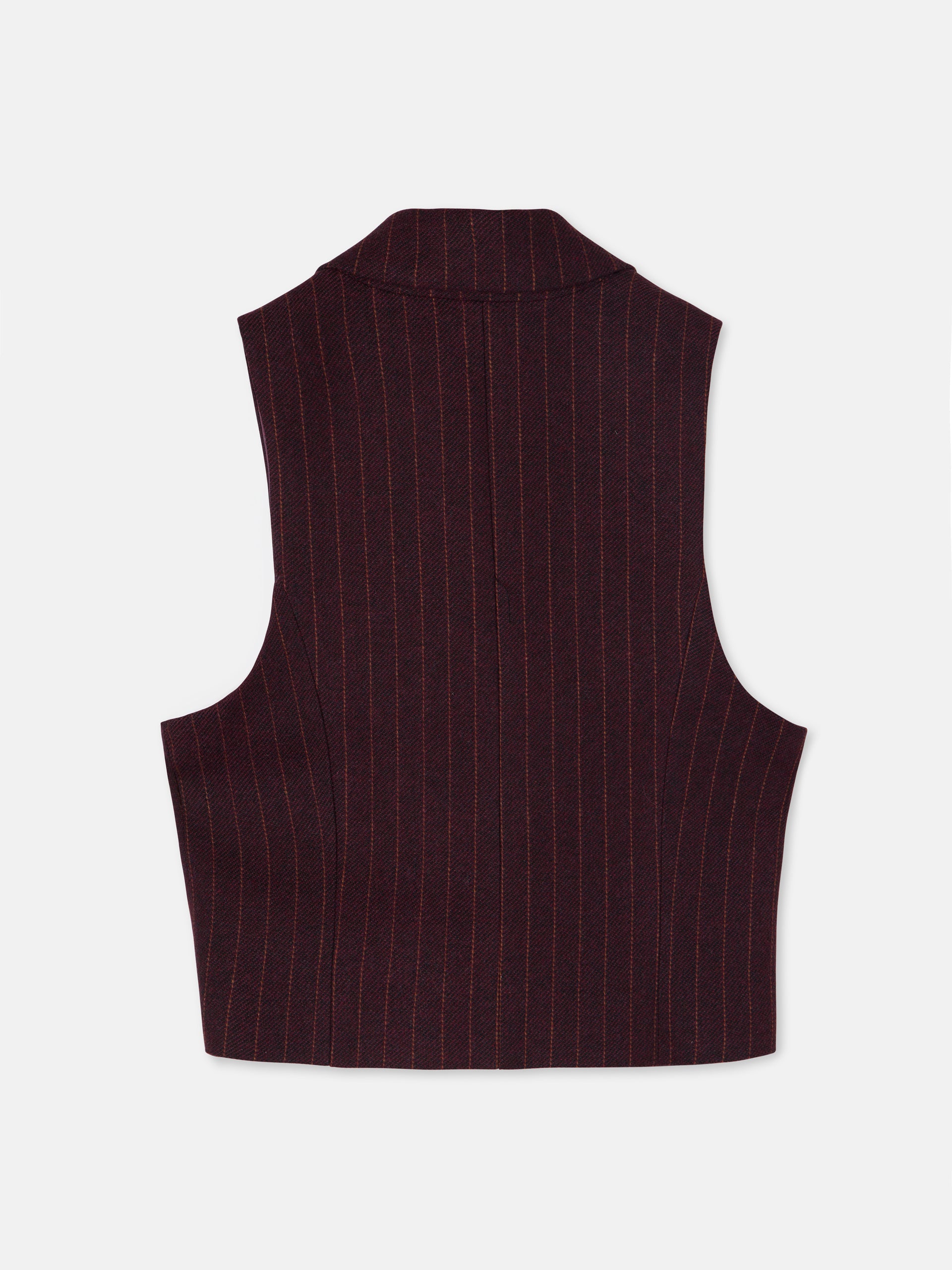 Chaleco raya diplomatica burdeos