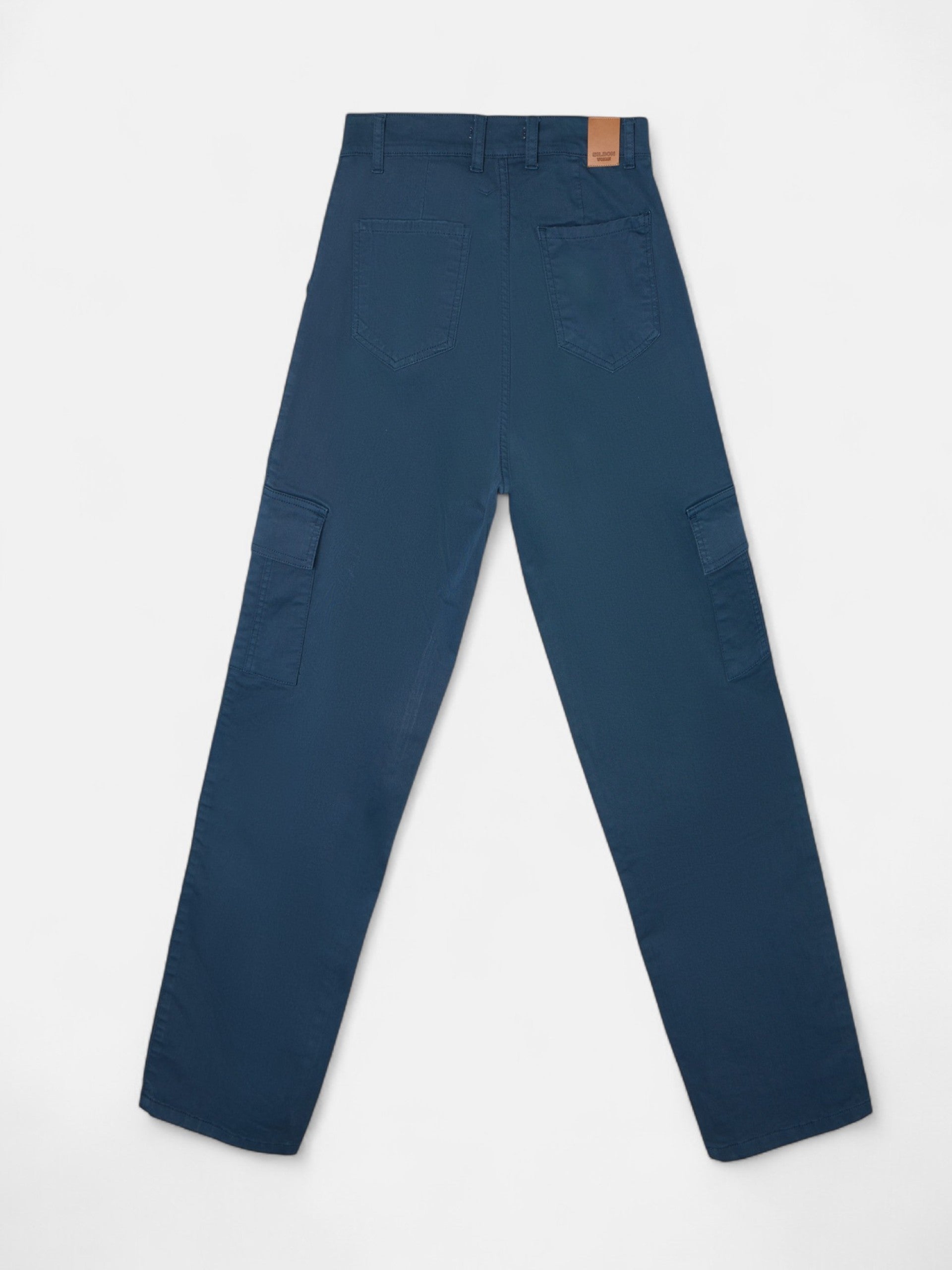 Pantalon cargo azul