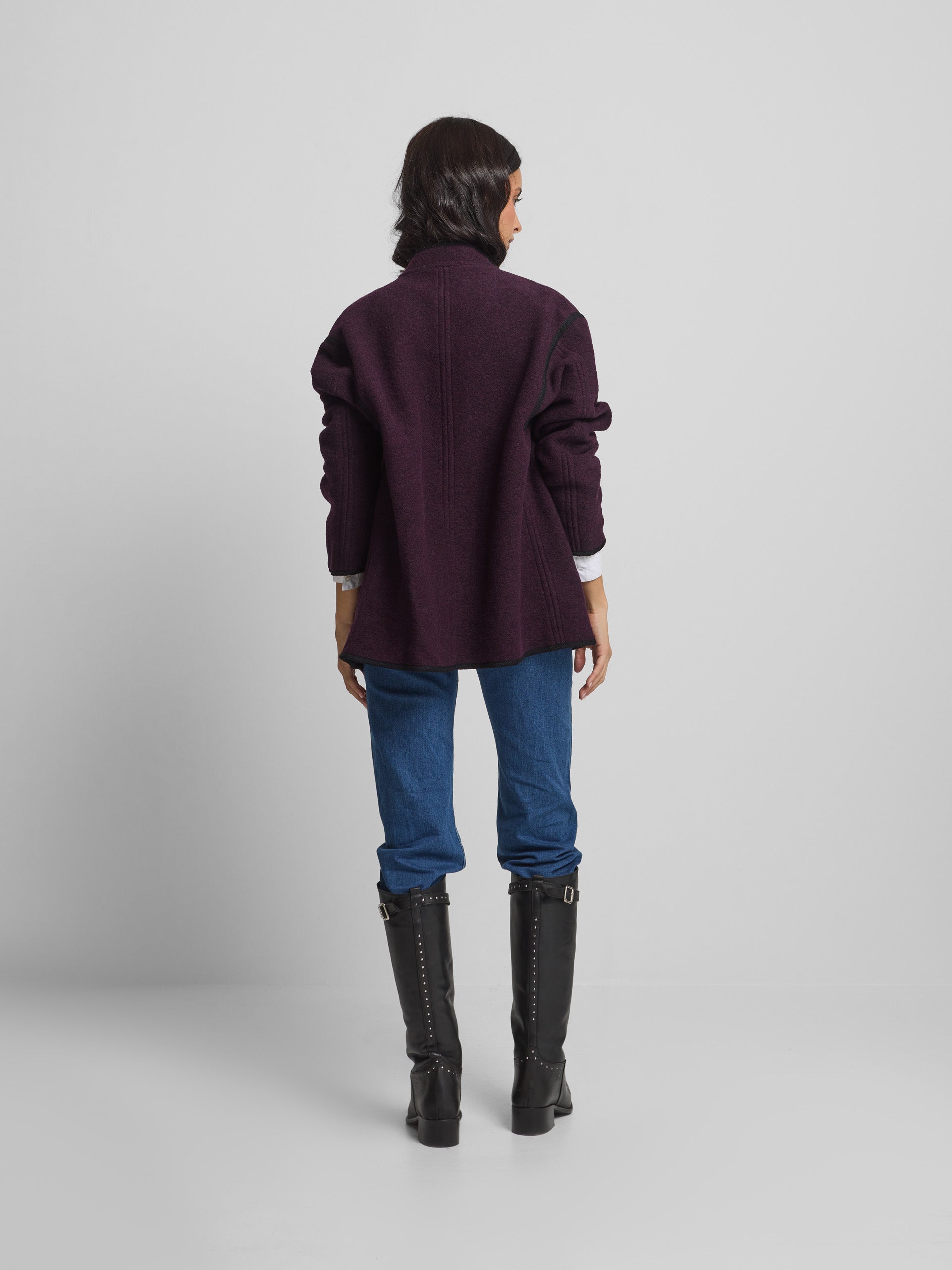 Casaco austríaco roxo