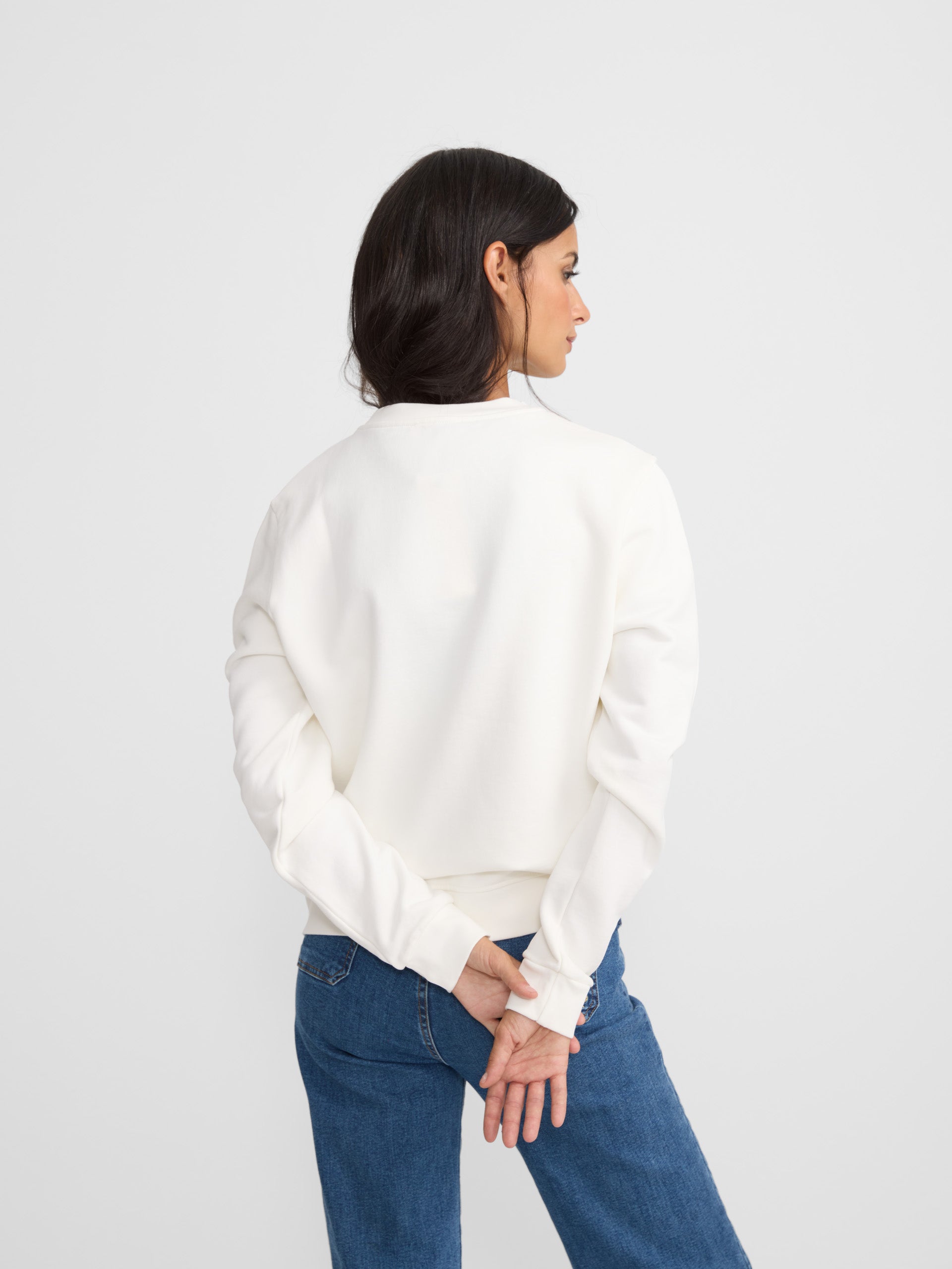 Sweatshirt mulher fun and peace cru