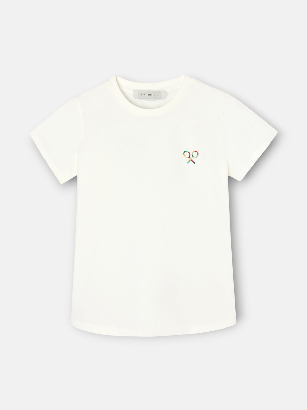 T-shirt femme break the routine blanche