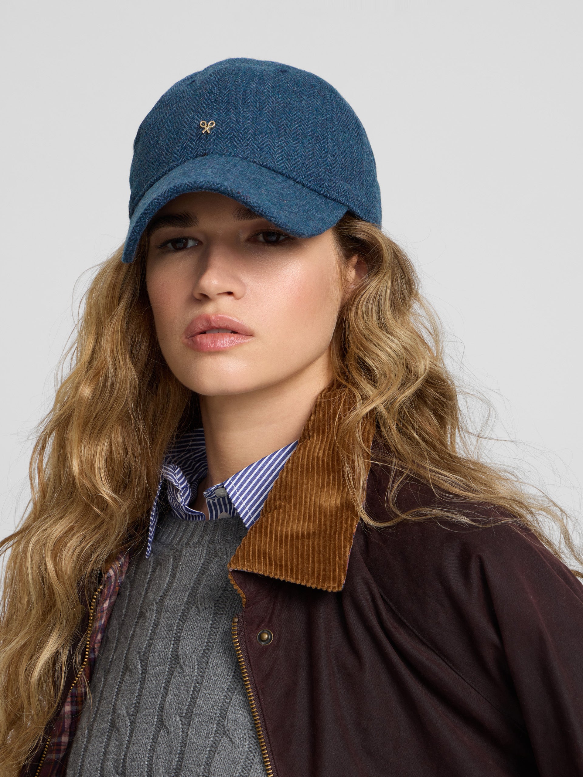 Parka larga encerada marron