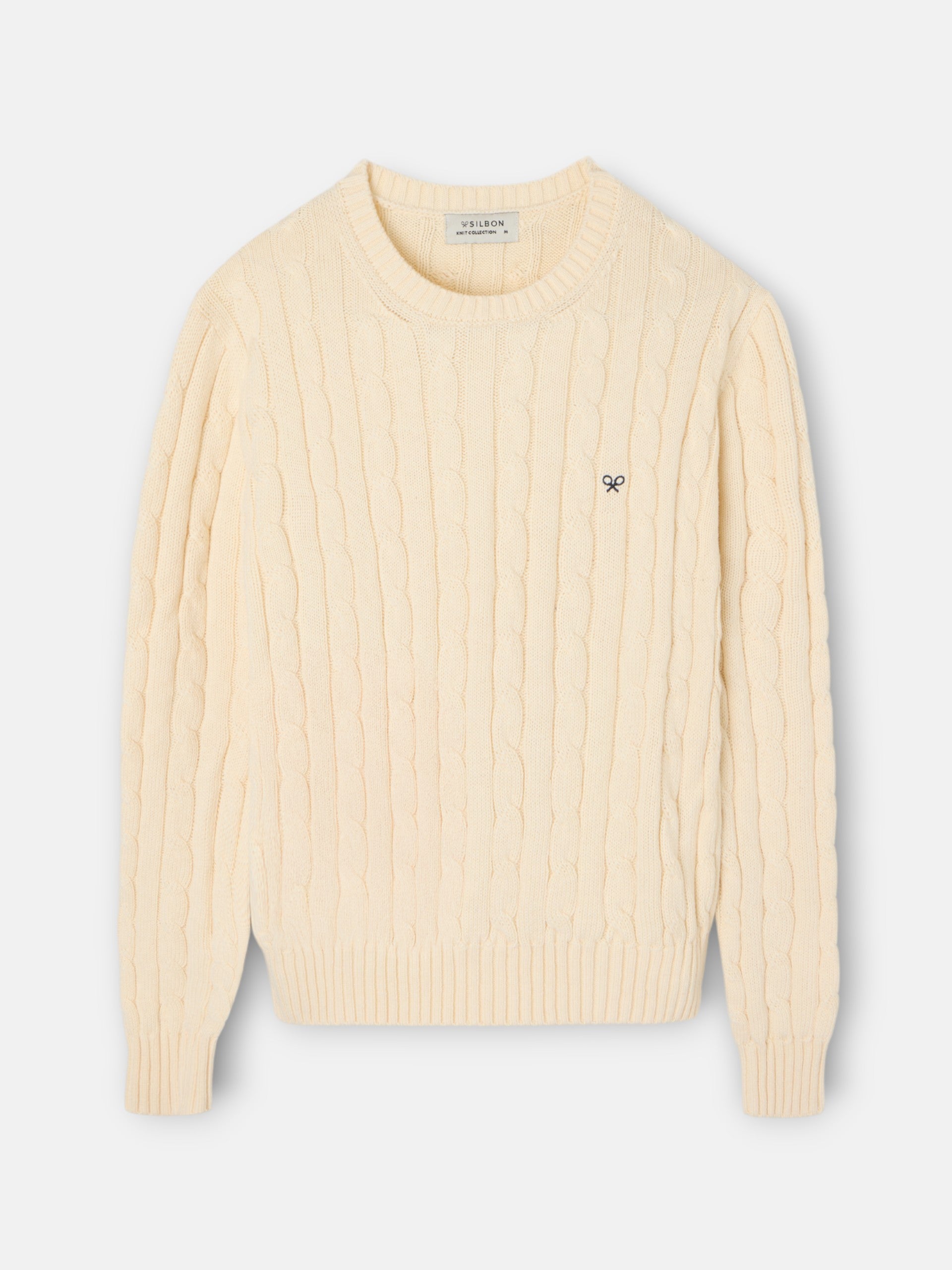 Jersey punto ochos crudo