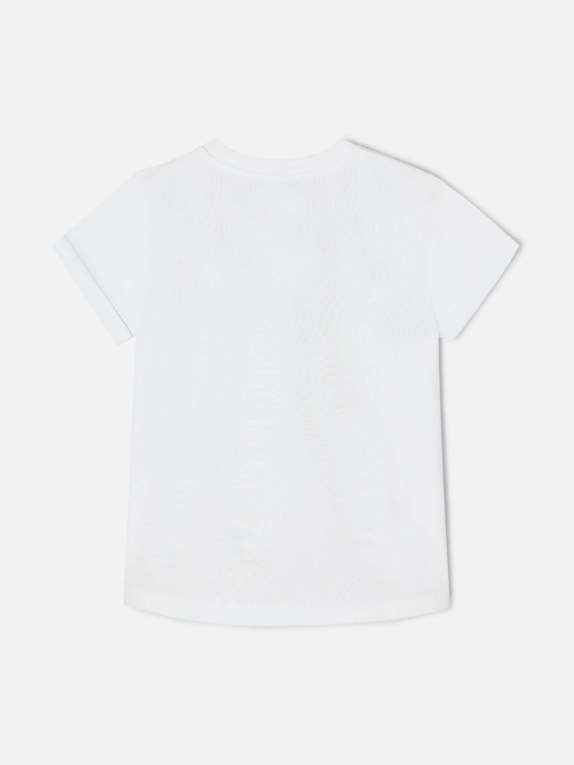 Women's white racket pocket T-shirt