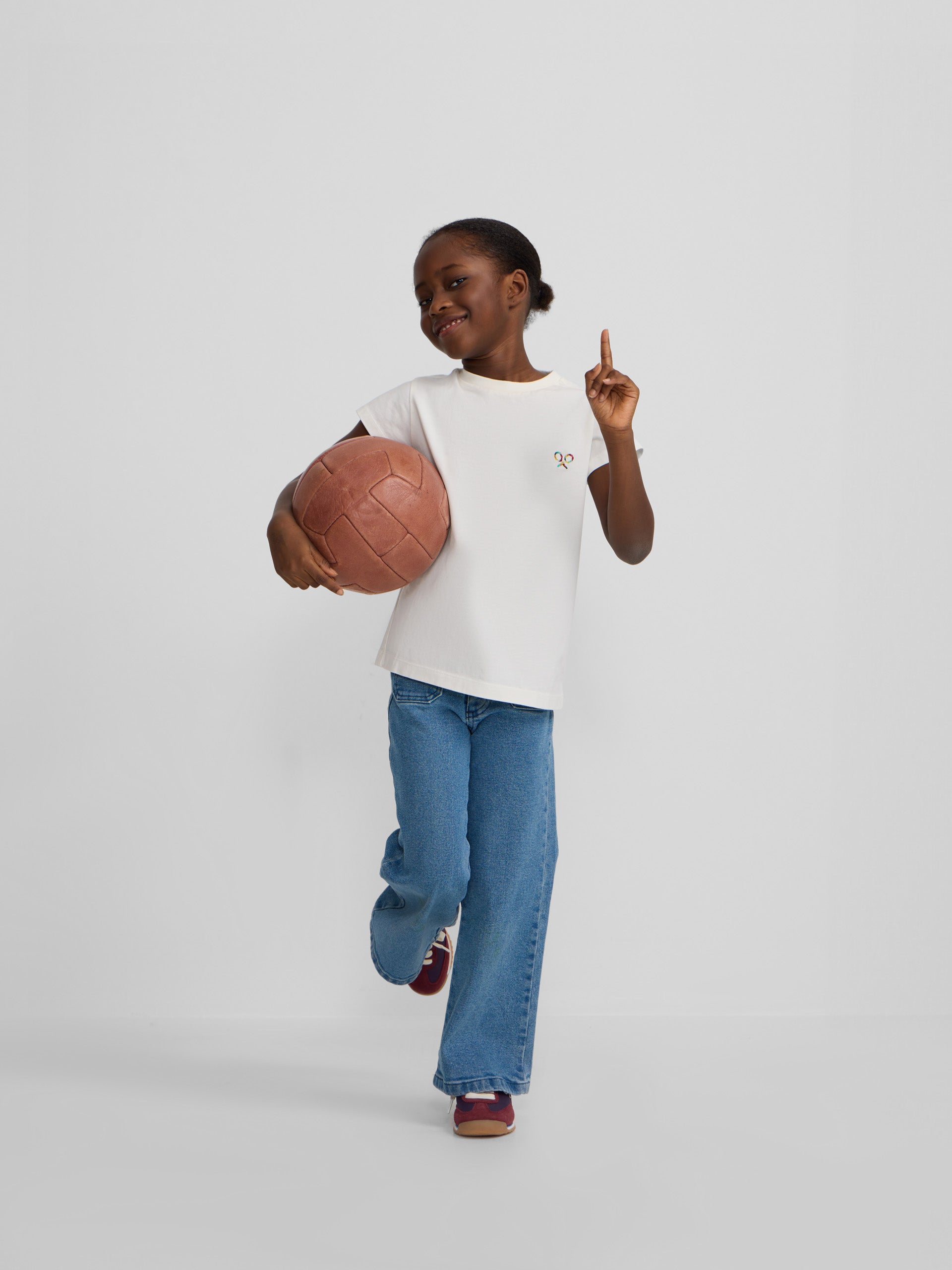 Girl break the routine white t-shirt