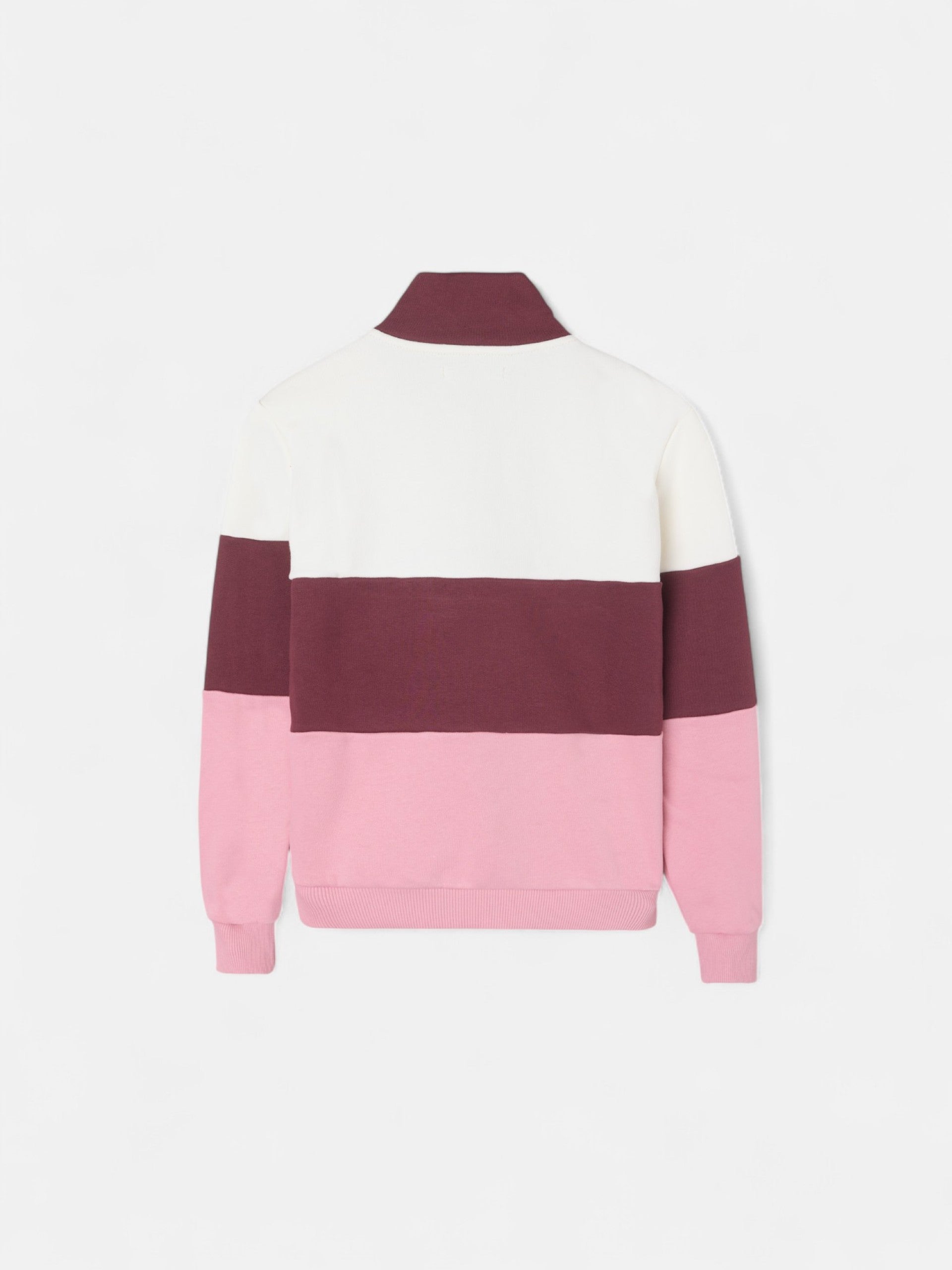 Pink and white tricolor girl sweatshirt