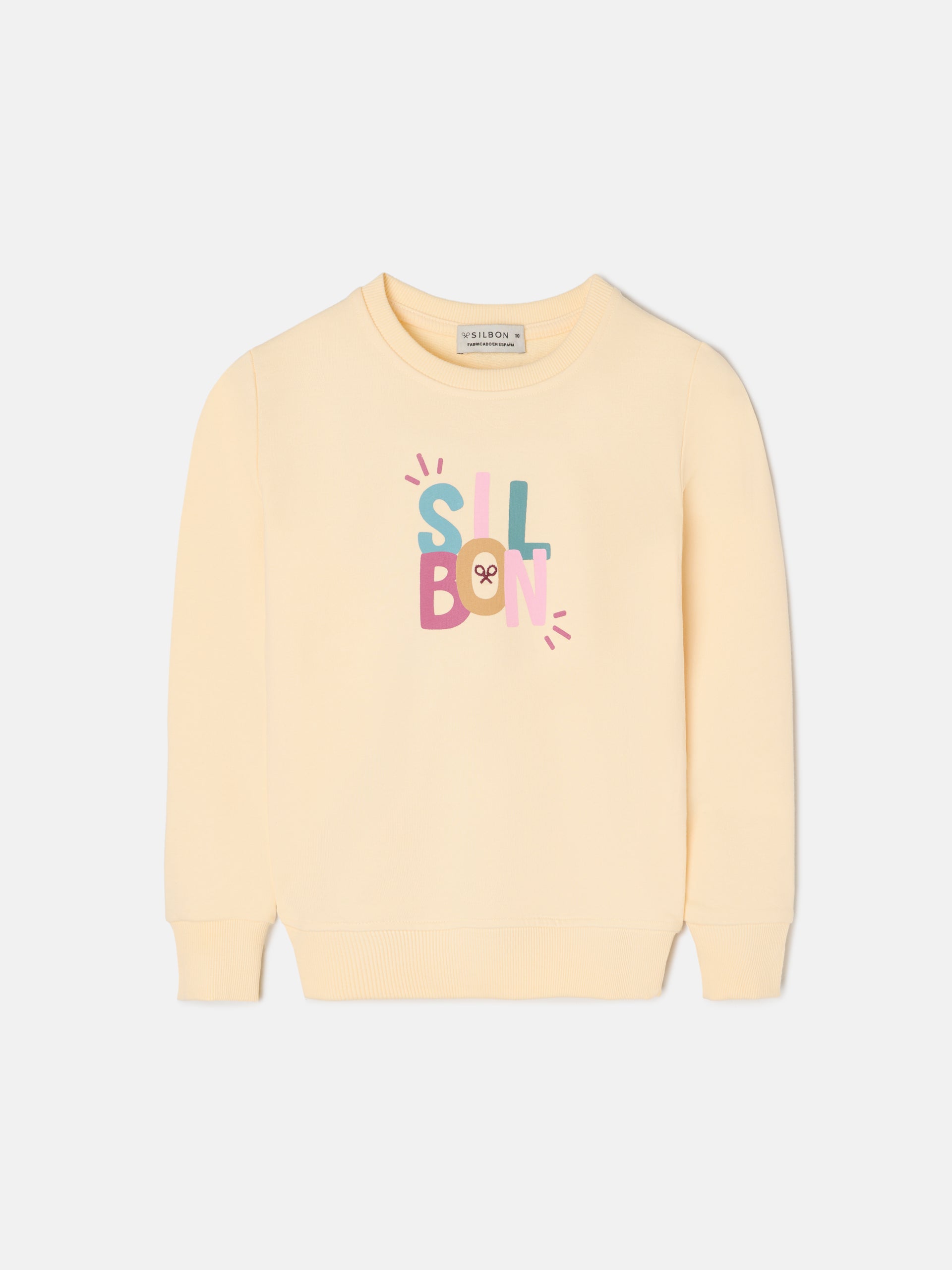 Sudadera girl silbon multicolor amarillo